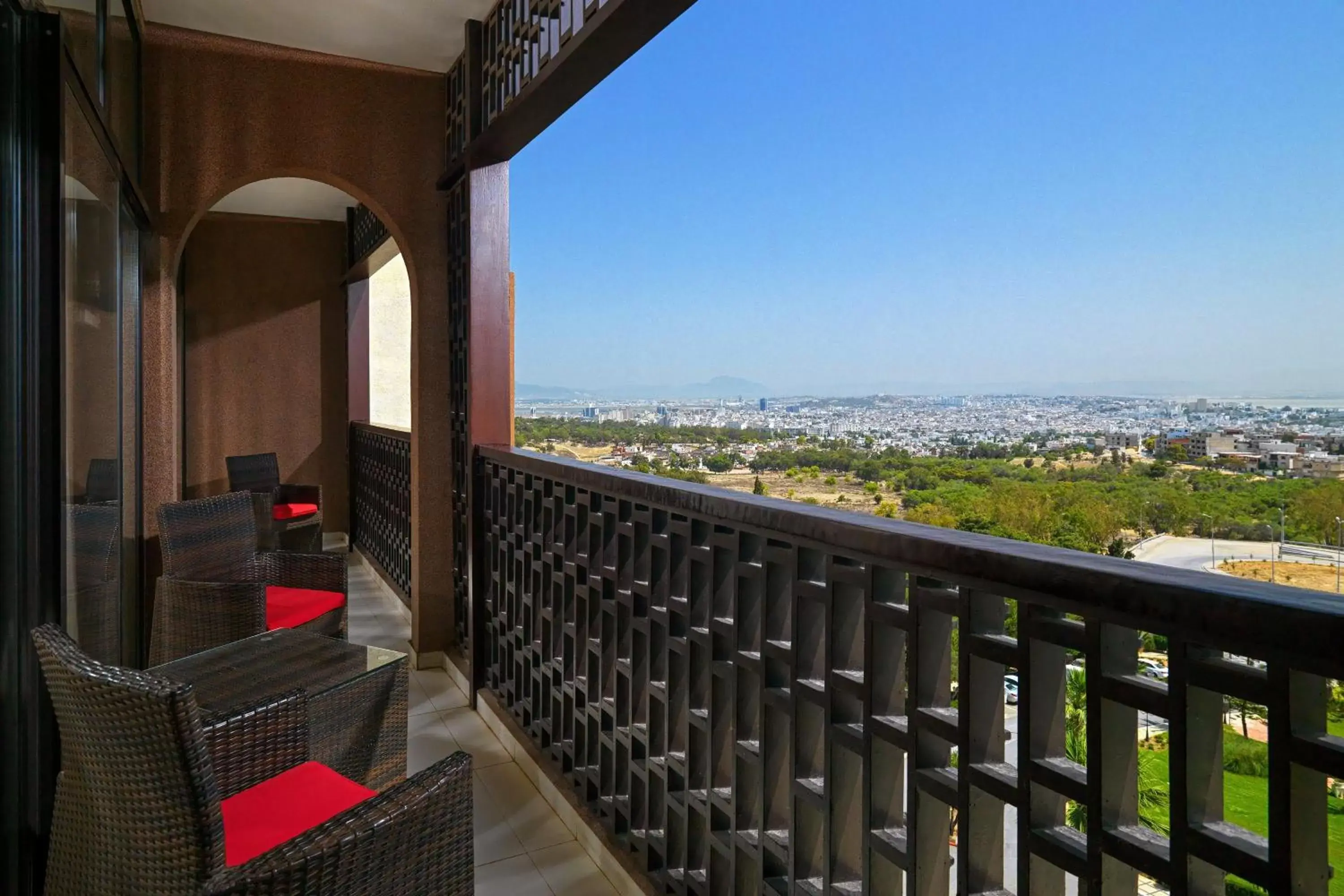 Bedroom, Balcony/Terrace in Sheraton Tunis Hotel