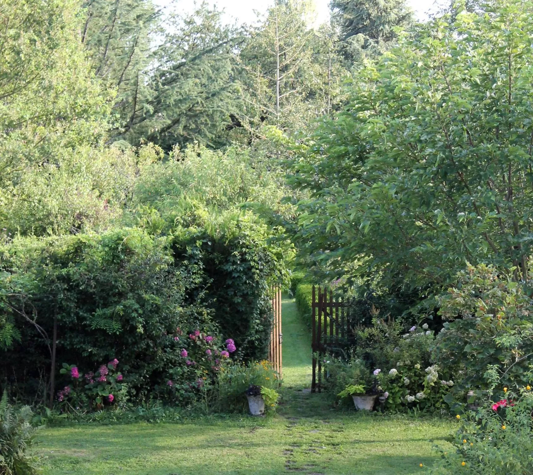 Garden in Chambres d'hôtes La Distillerie B&B