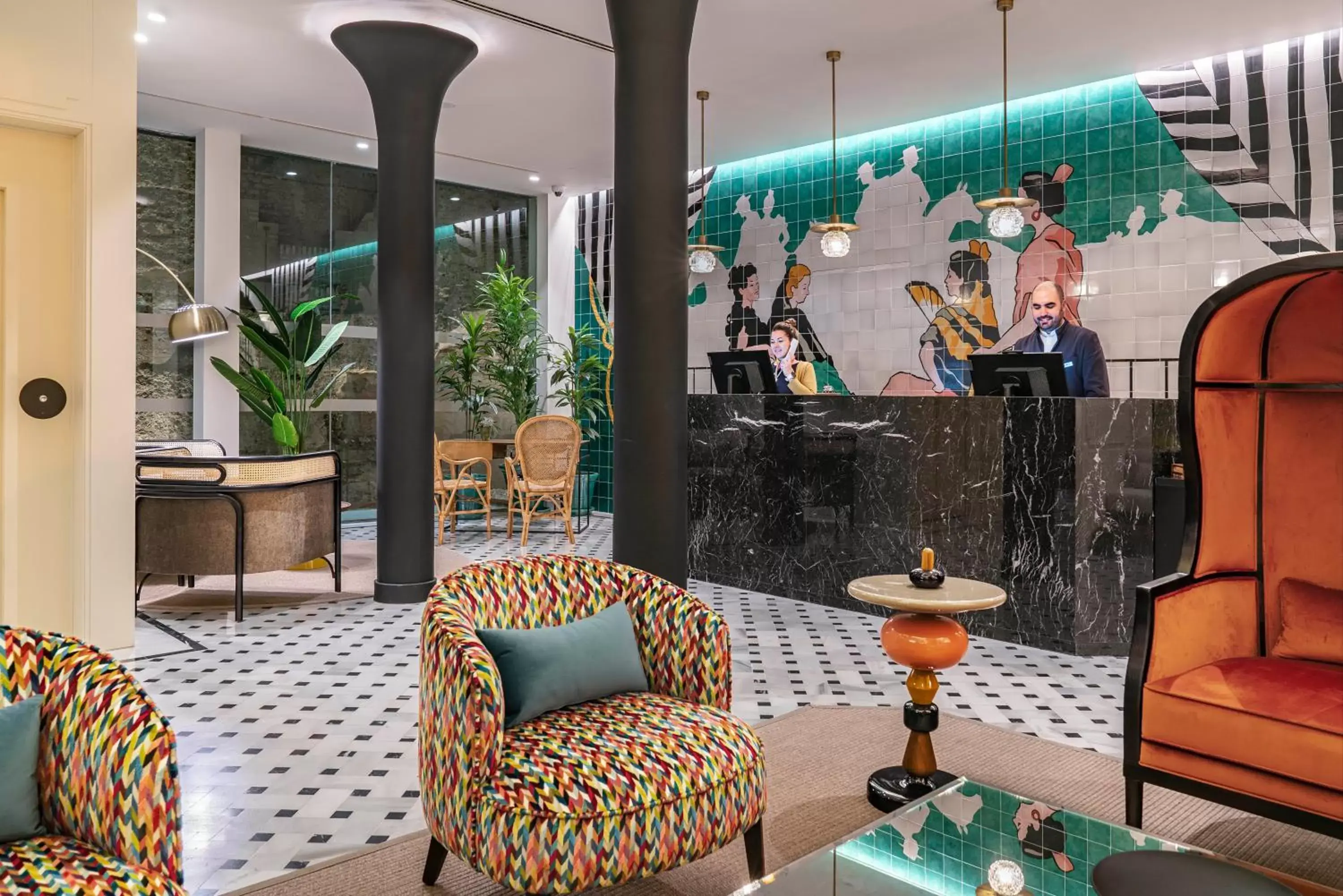 Lobby or reception, Lobby/Reception in Vincci Molviedro Suites Apartments