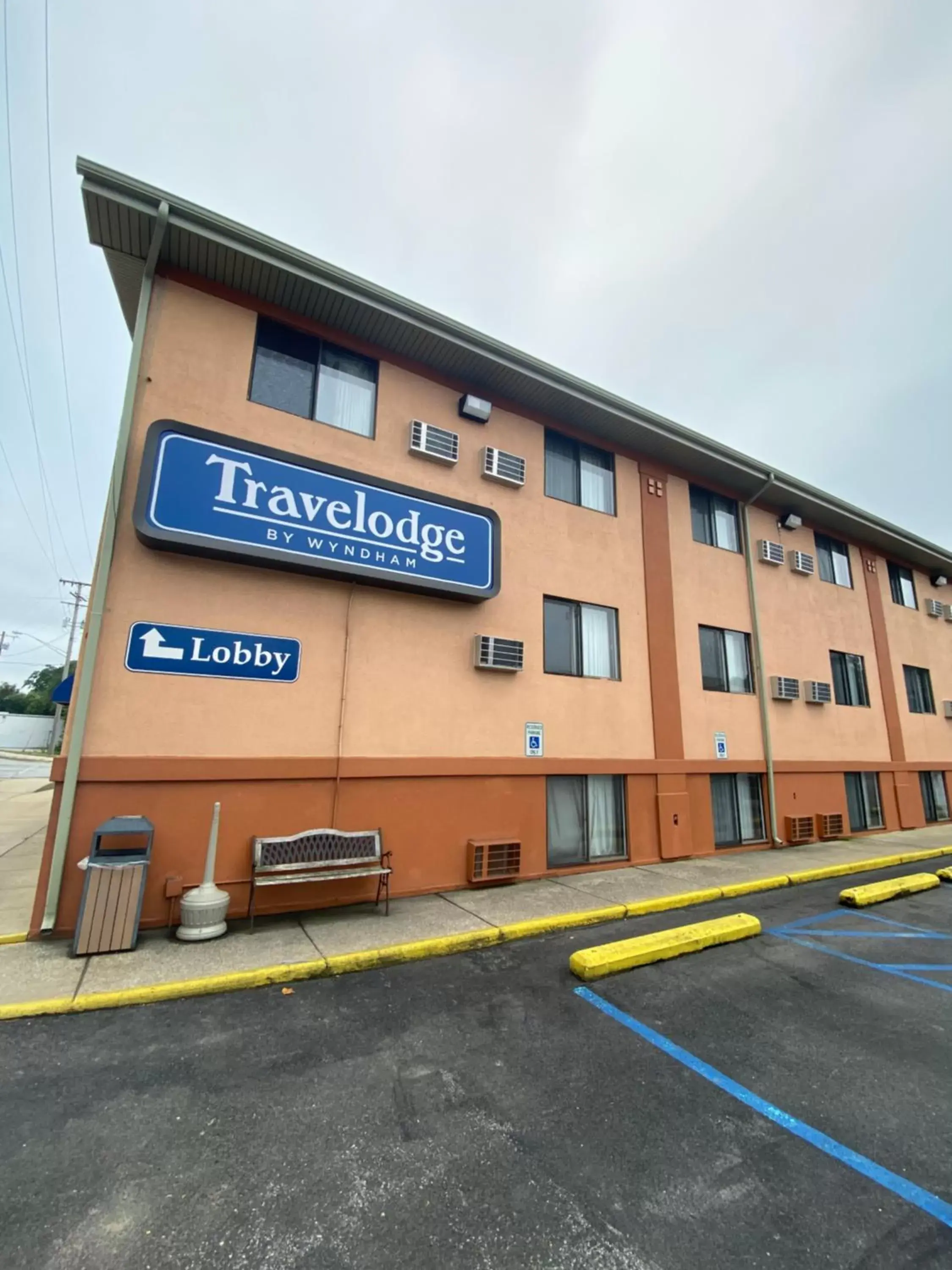 Property logo or sign in Travelodge by Wyndham La Porte/Michigan City Area