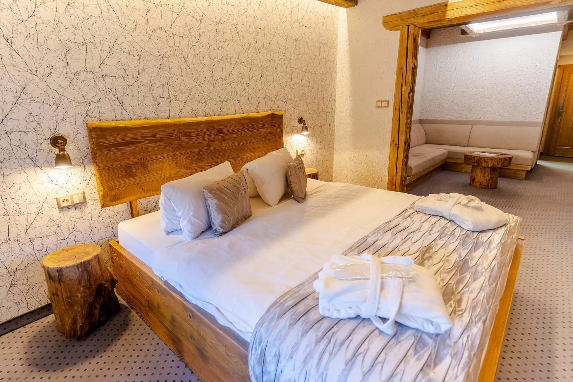 Photo of the whole room, Bed in Hotel Strachanovka - Jánska Koliba