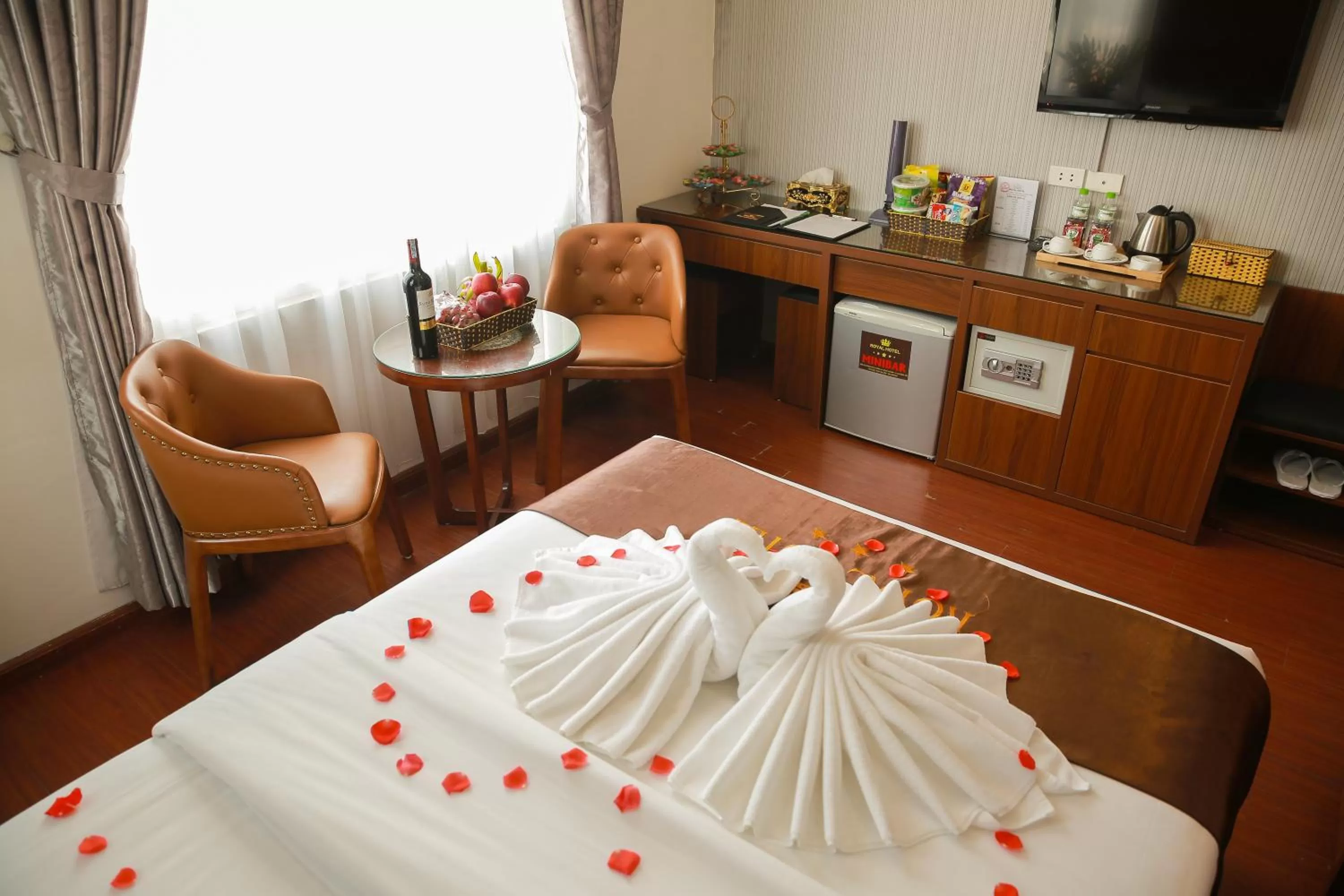 Living room in Royal Hotel