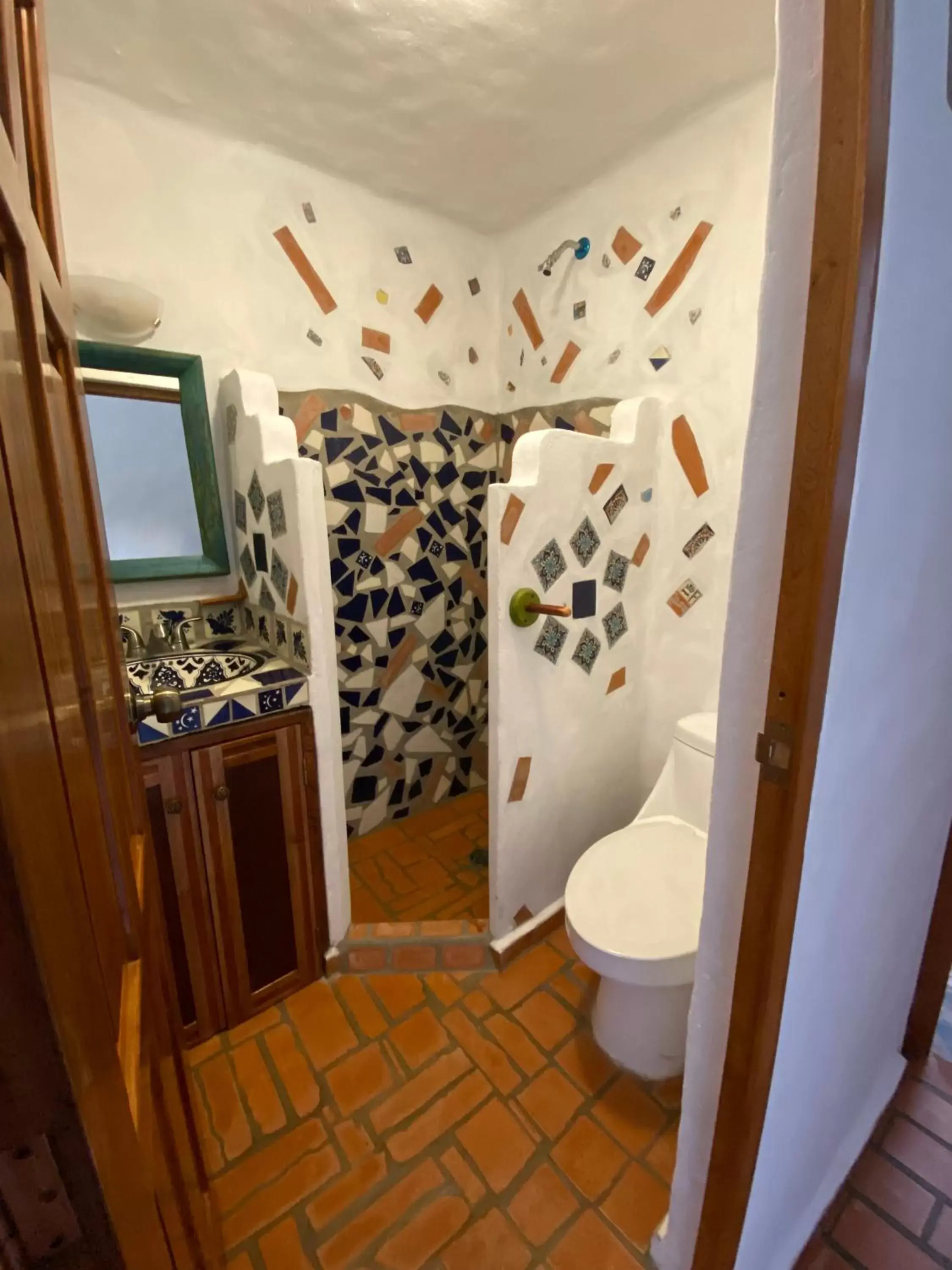 Toilet, Bathroom in Casa Miguel Arcangel