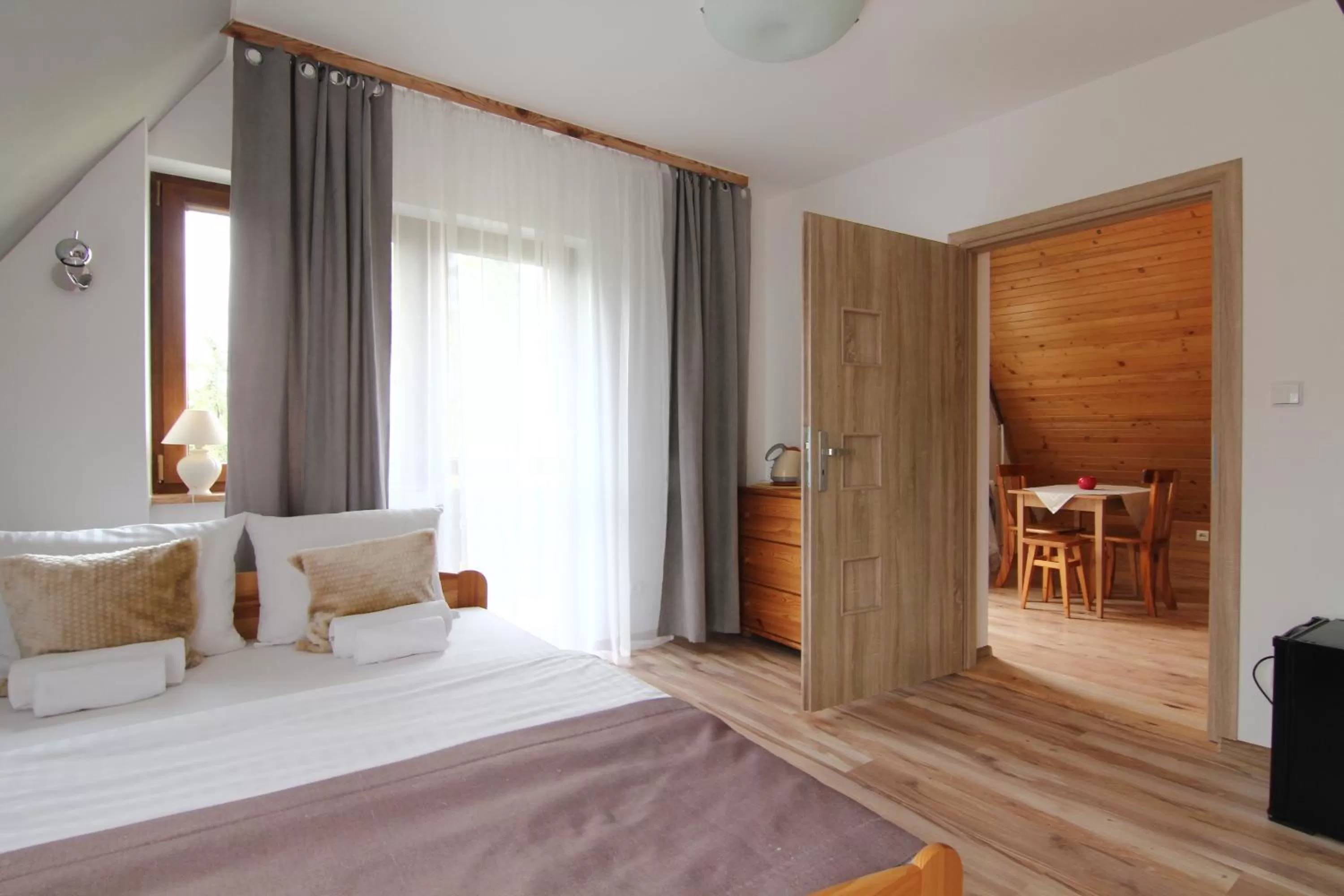 Photo of the whole room, Bed in POKOJE GOŚCINNE WILCZNIK 12