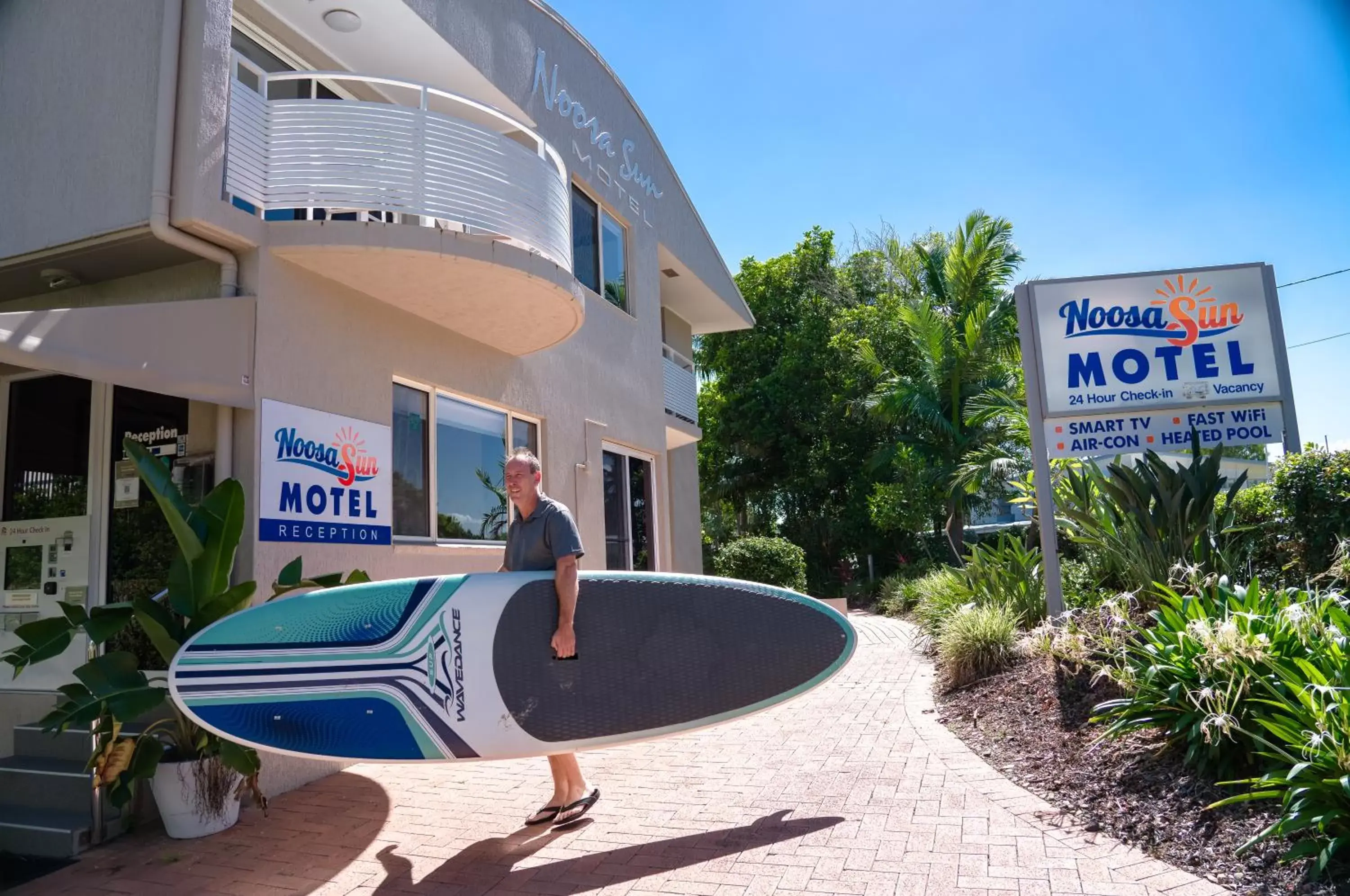 Activities, Property Logo/Sign in Noosa Sun Motel