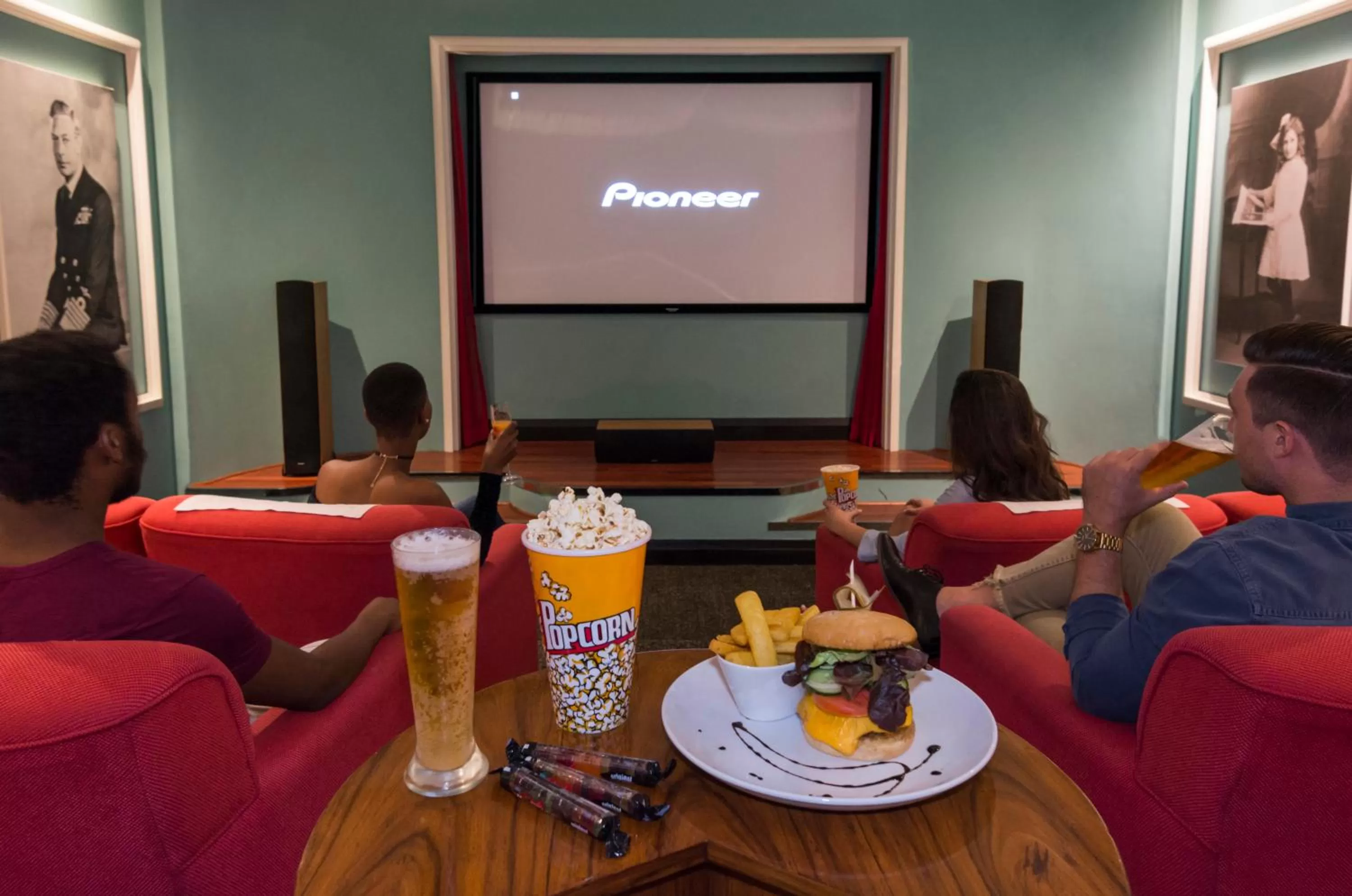 Communal lounge/ TV room in No5 Boutique Art Hotel by Mantis