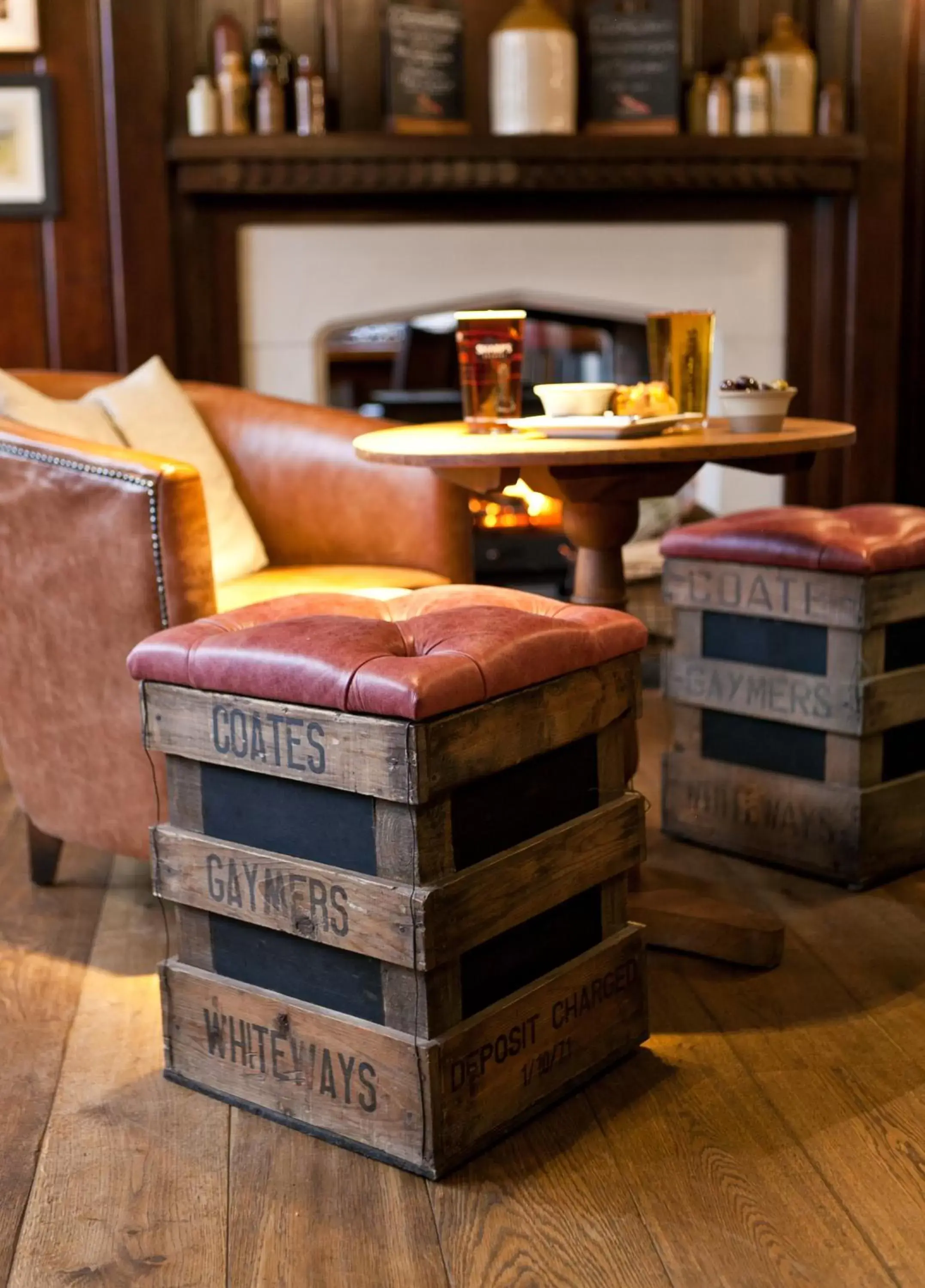 Drinks in The Bath Arms Hotel