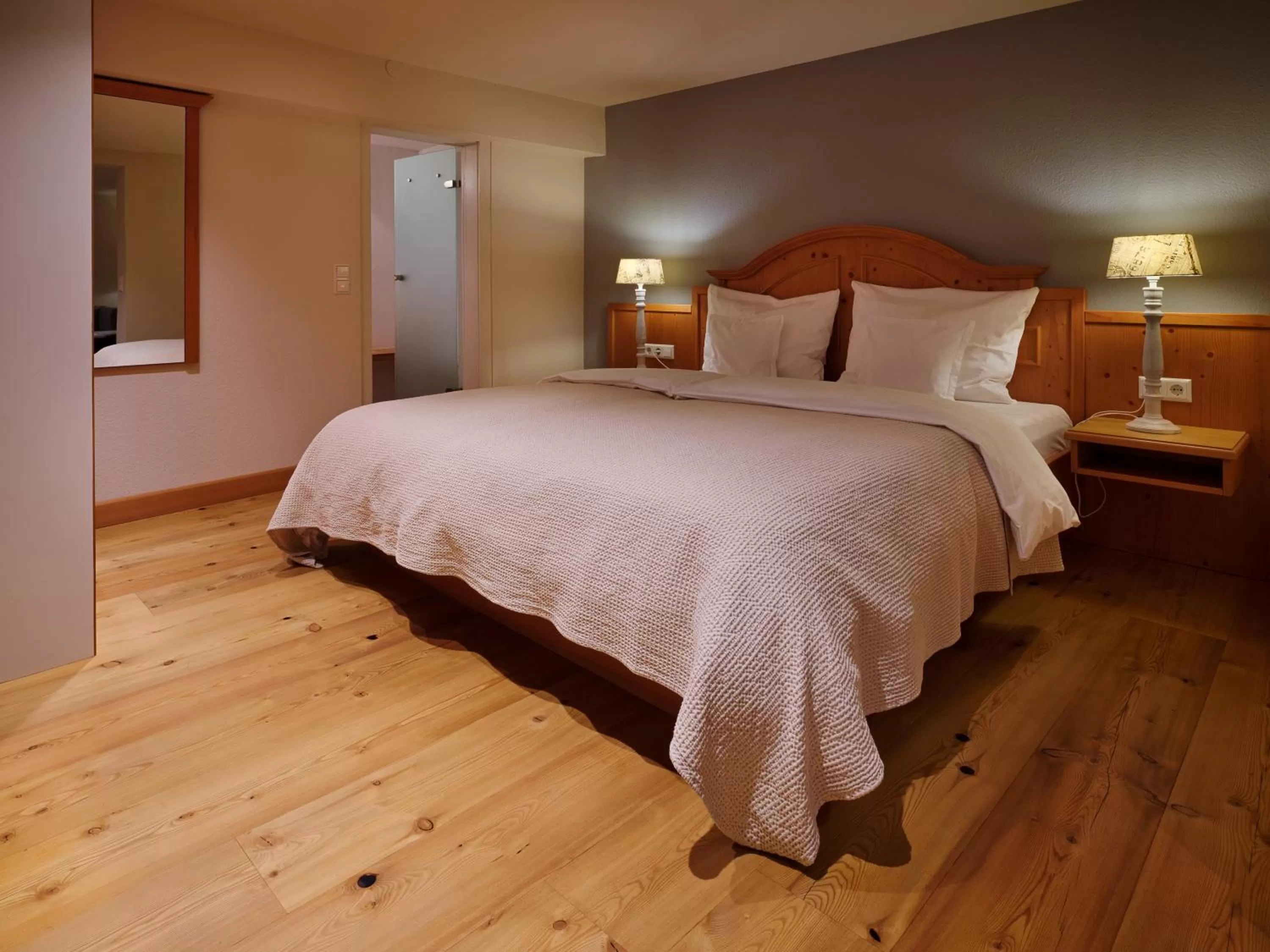 Photo of the whole room, Bed in Boutique Hotel Mühle Schluchsee