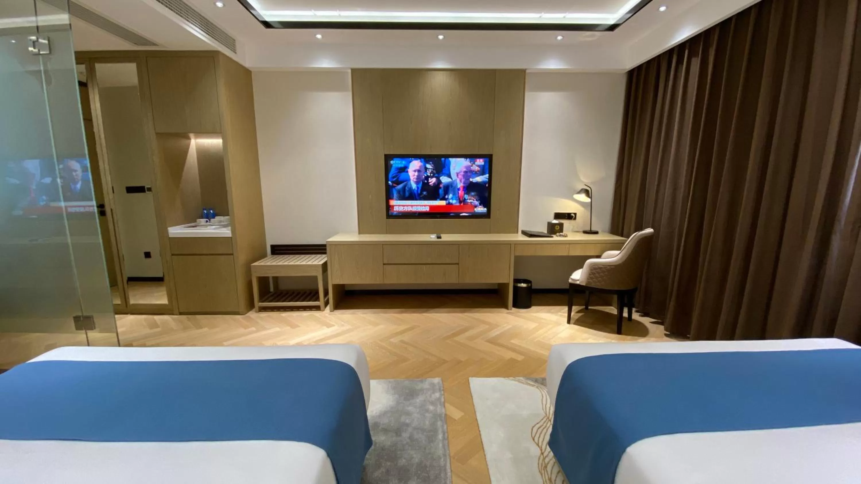 Bed in Ocean Delight Boutique Hotel 海悦精品酒店