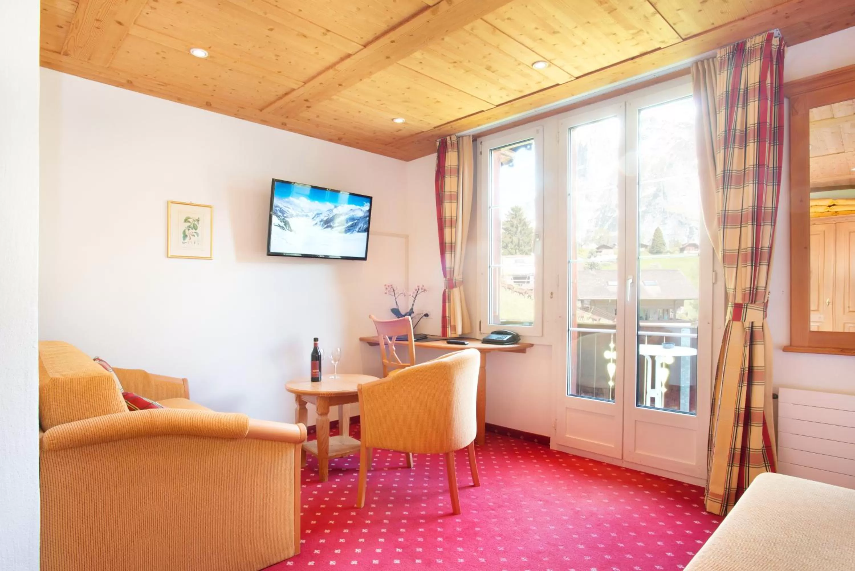 Seating area in Hotel Sonnenberg