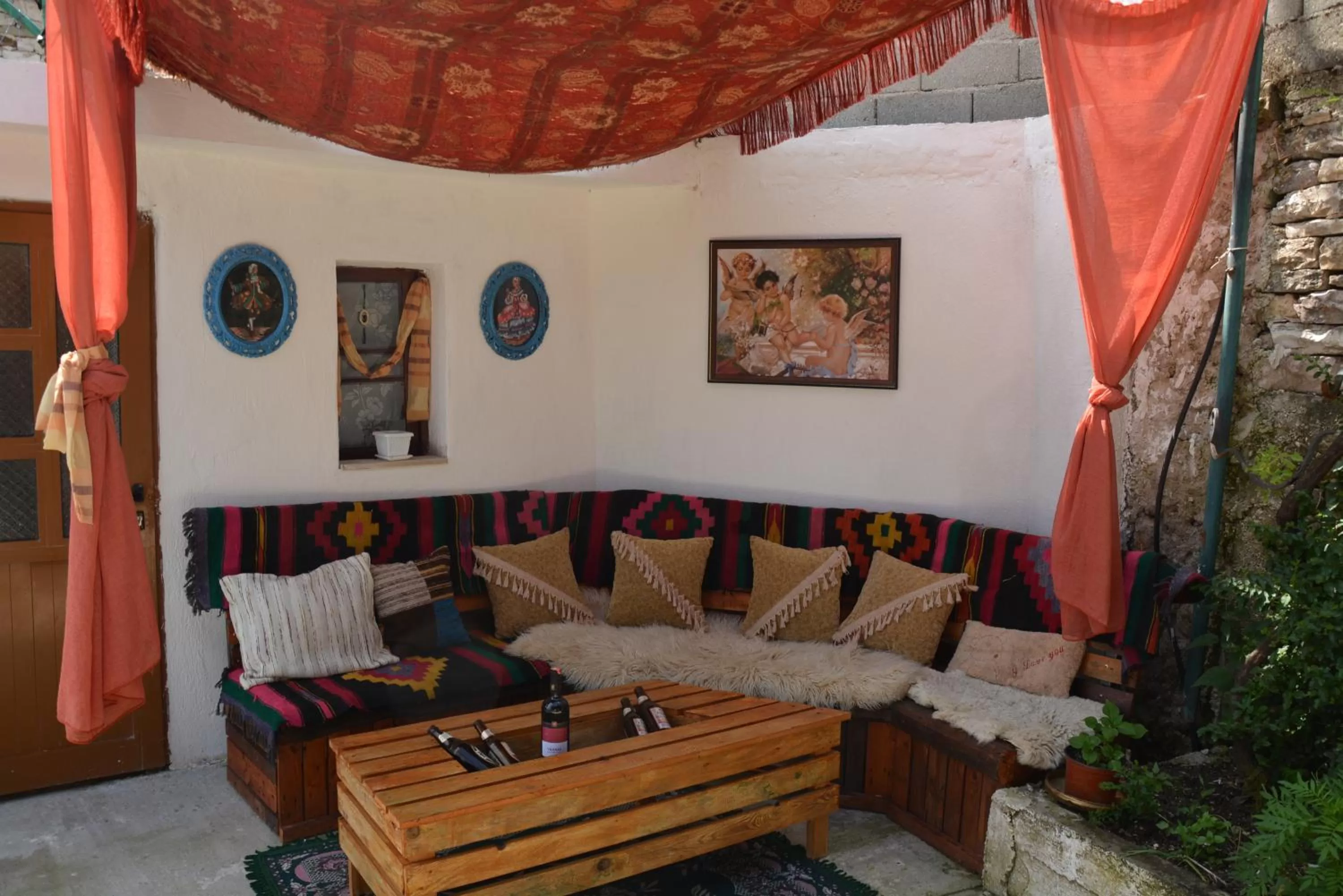 Seating Area in Guesthouse Mele