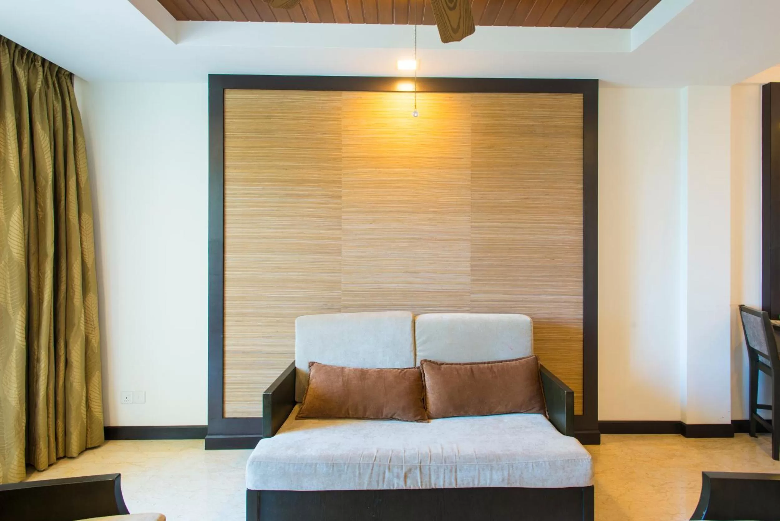 Seating area, Bed in Sabah Beach Villas & Suites
