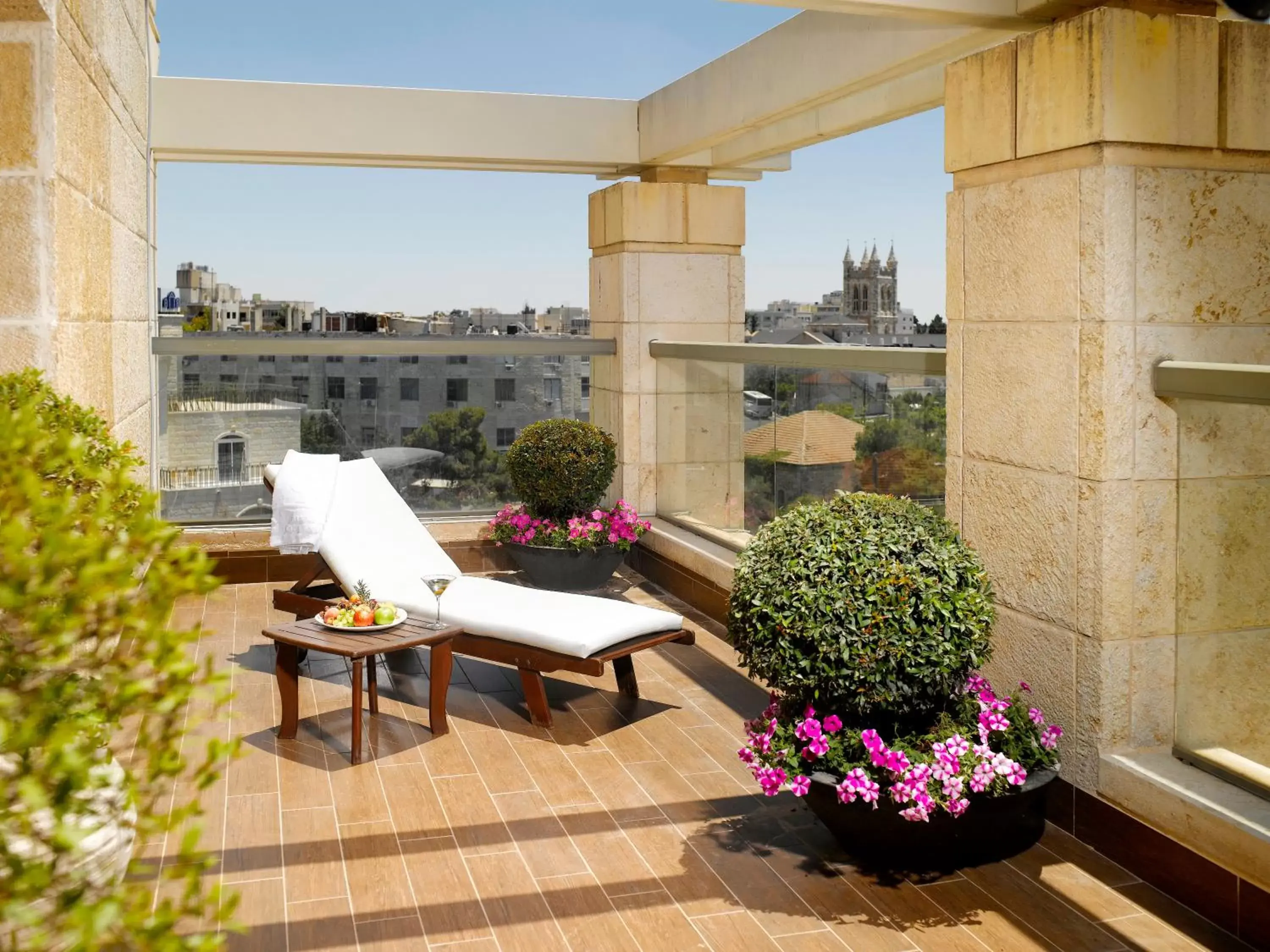 Balcony/Terrace in Olive Tree Hotel