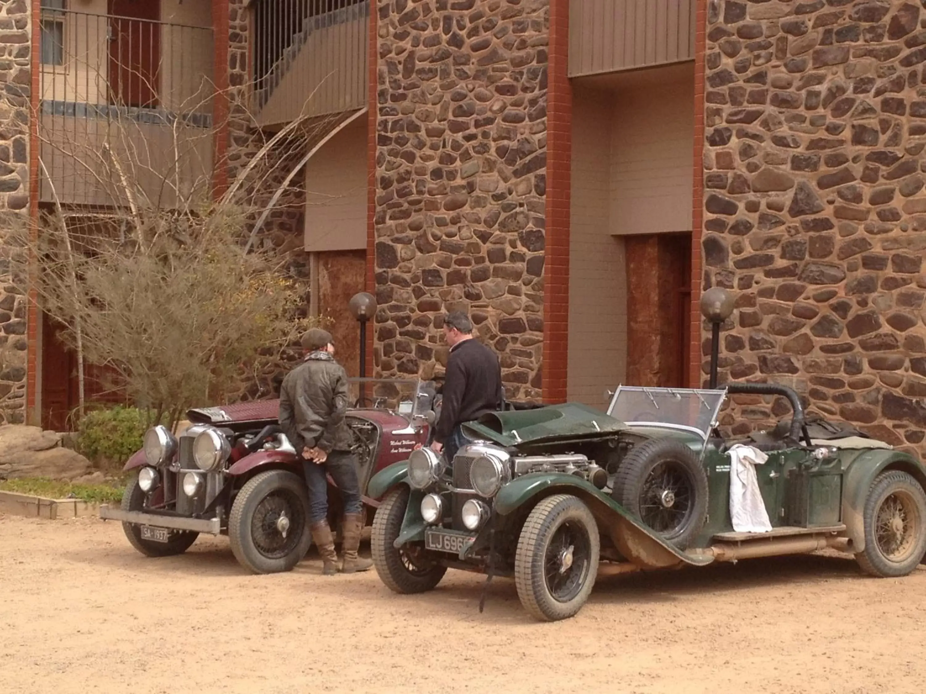 Property building in Desert Cave Hotel