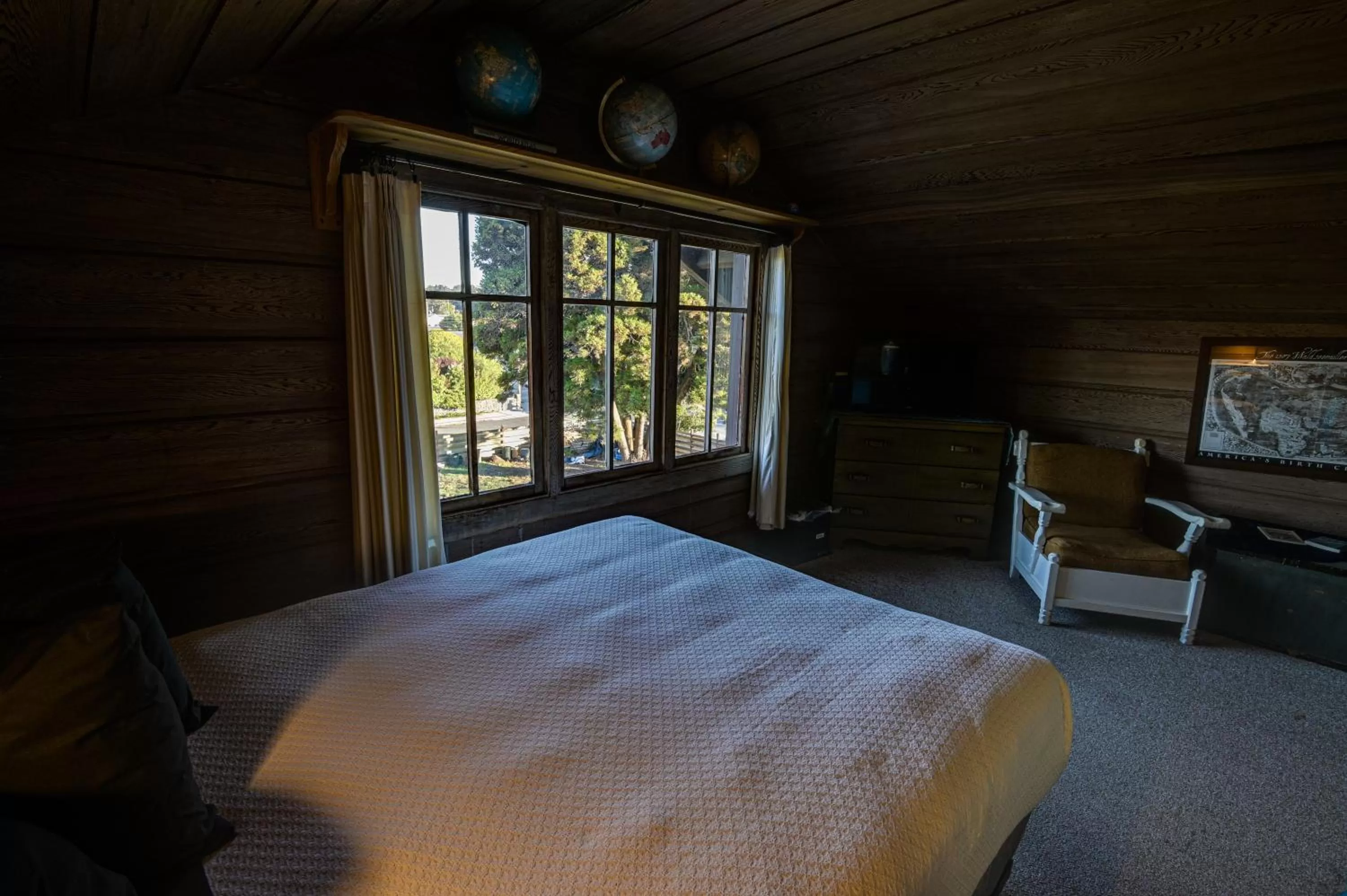 Bed in The Captains Quarters