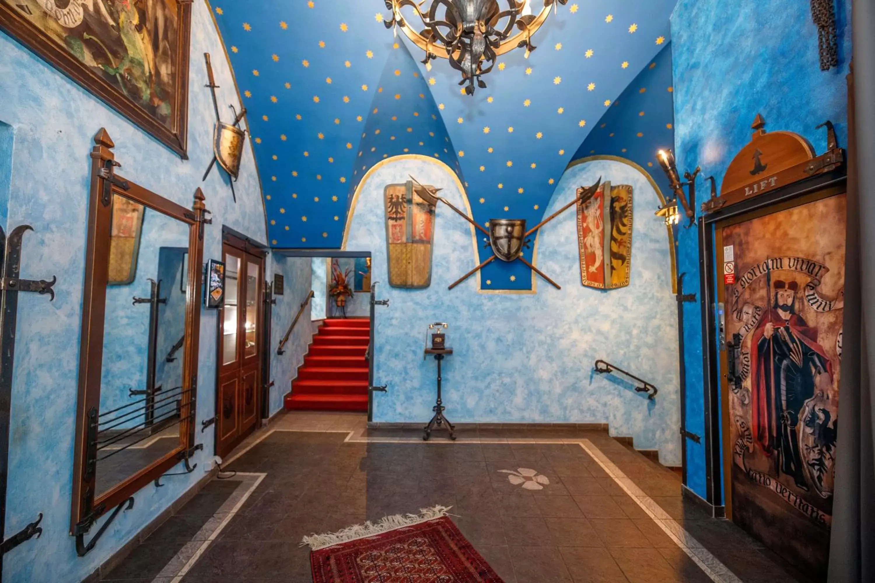 Lobby or reception in Pytloun Old Armoury Hotel Prague, Stará Zbrojnice