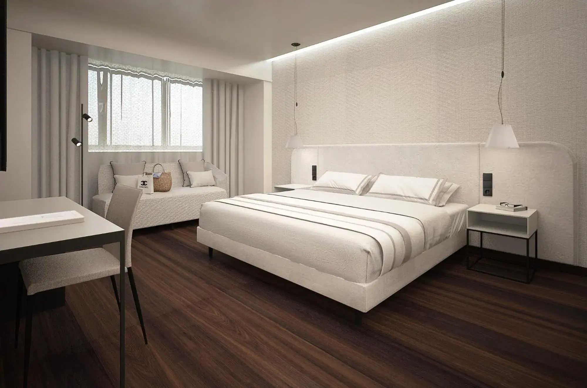 Bedroom, Bed in 1881 Madrid Ventas Hotel