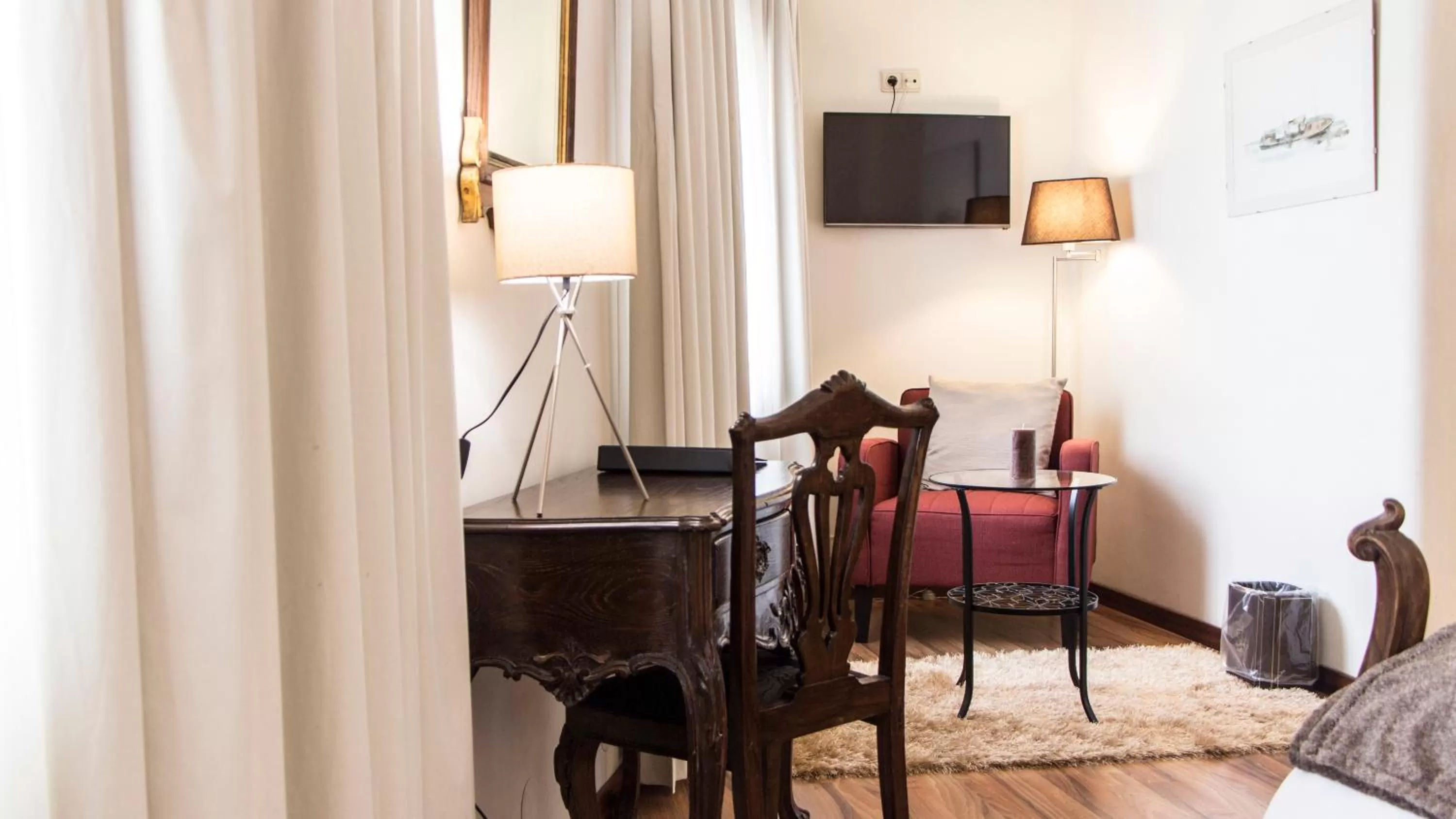 Living room, Bed in Hotel Sao Jose