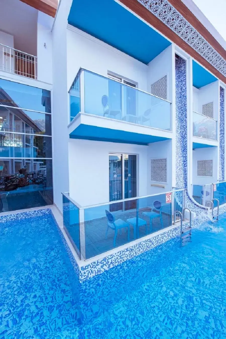 Pool view, Property Building in Ocean Blue High Class Hotel & SPA