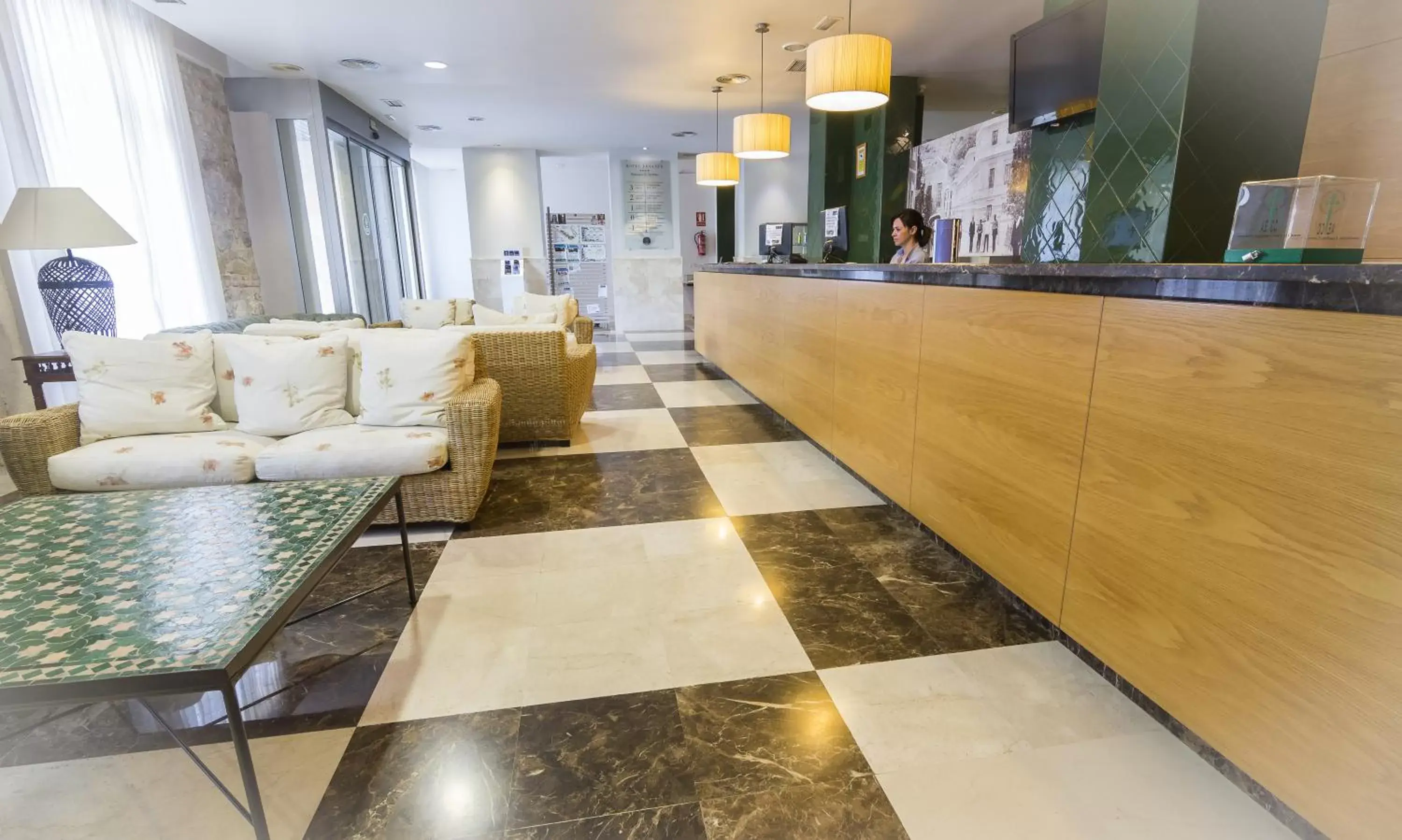 Lobby or reception, Lobby/Reception in Balneario de Archena - Hotel Levante