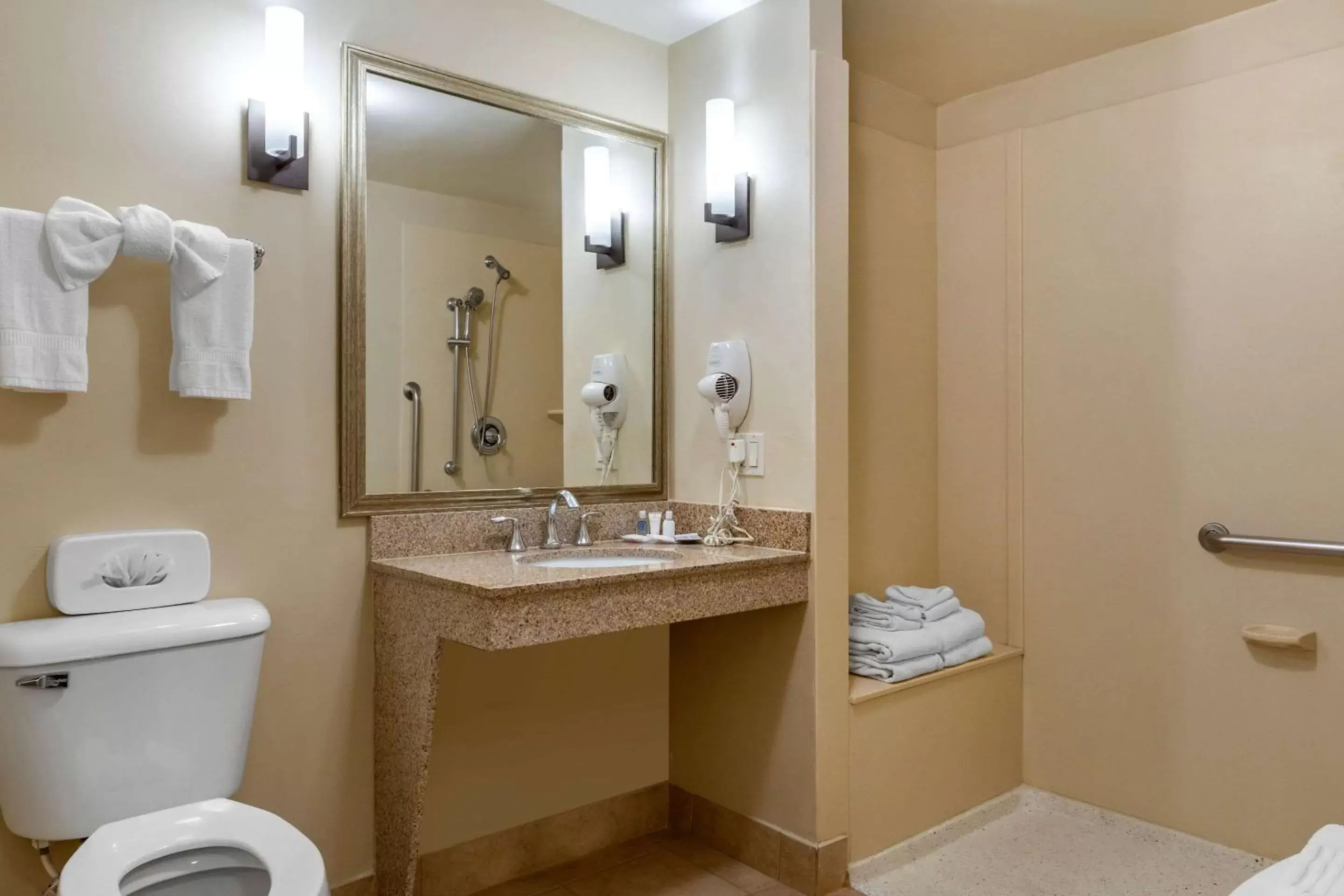 Shower, Bathroom in Comfort Suites Barstow near I-15