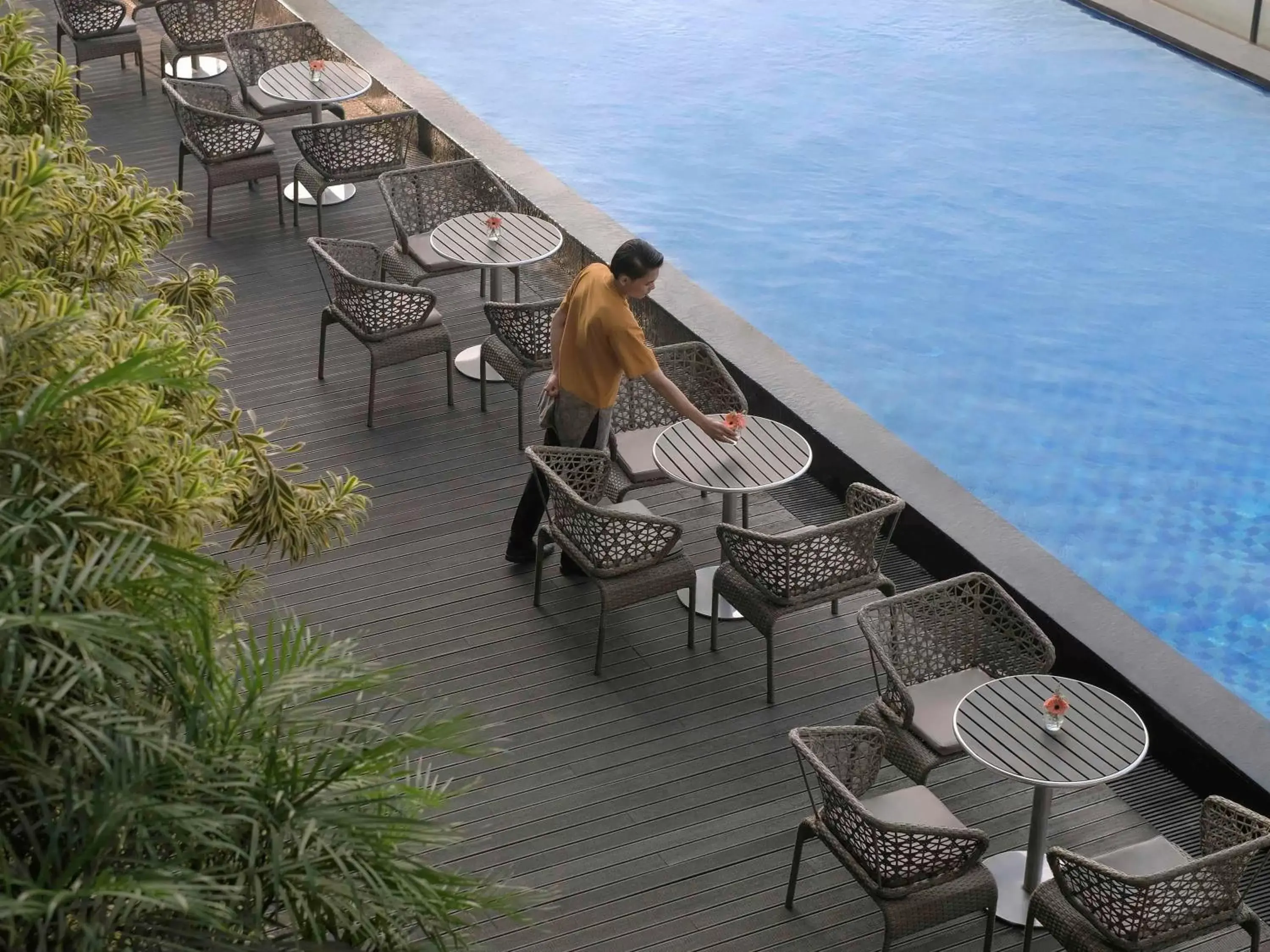 Pool View in Movenpick Surabaya City
