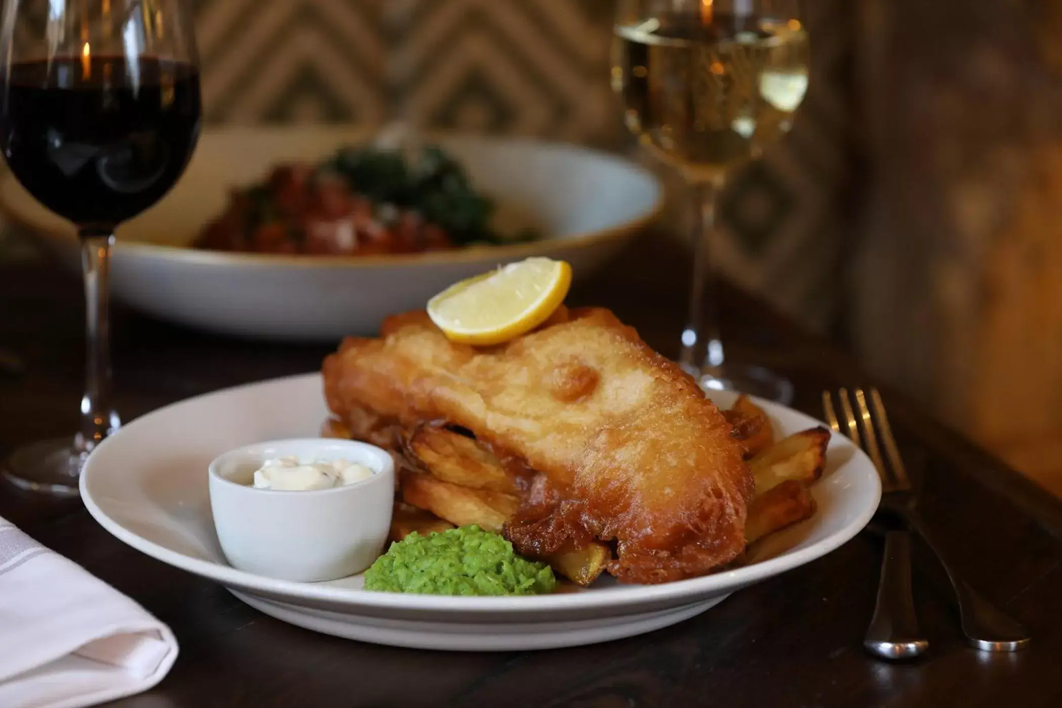 Food close-up in Horse and Groom