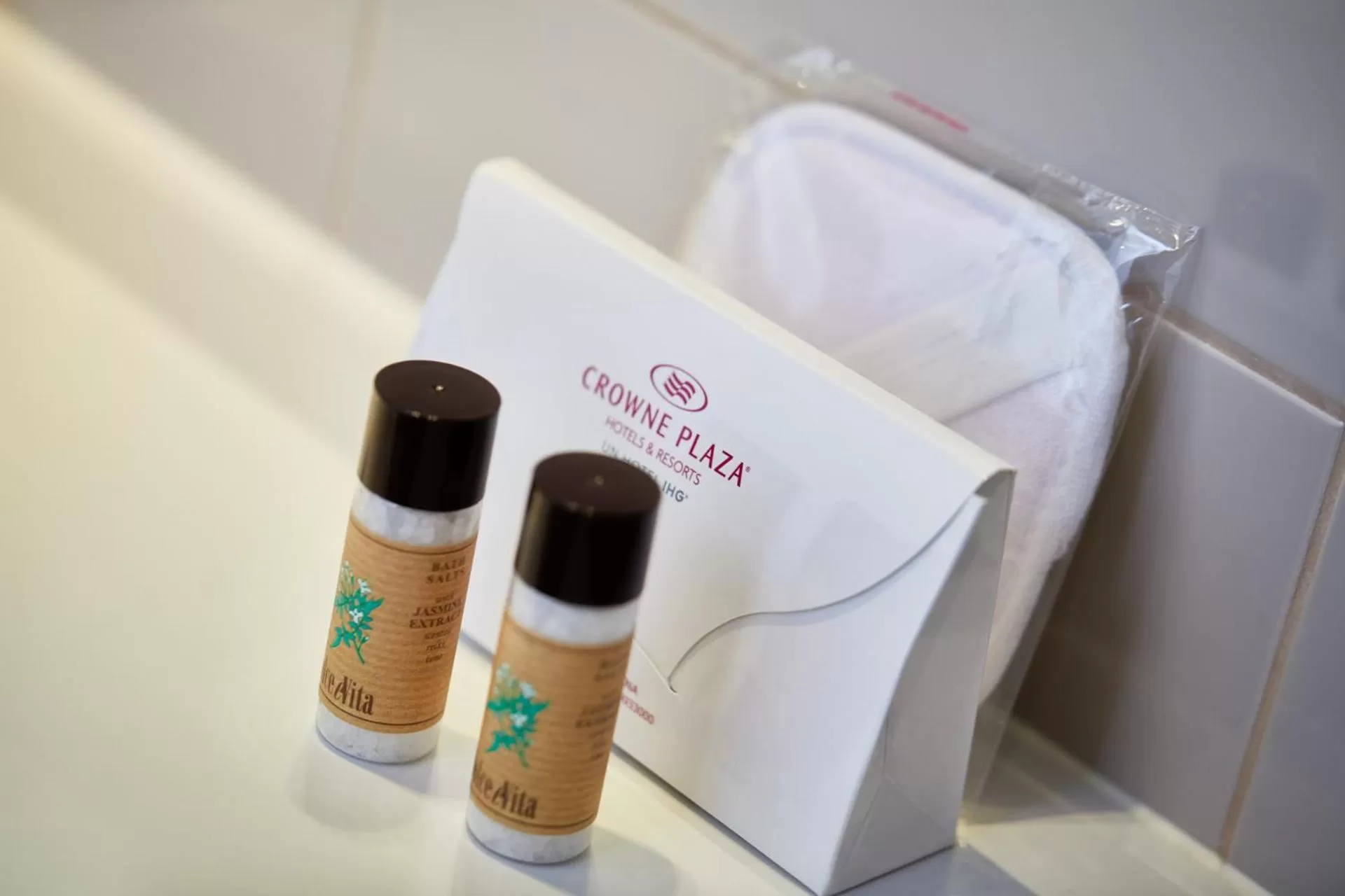 Bathroom in Crowne Plaza Verona Fiera by IHG