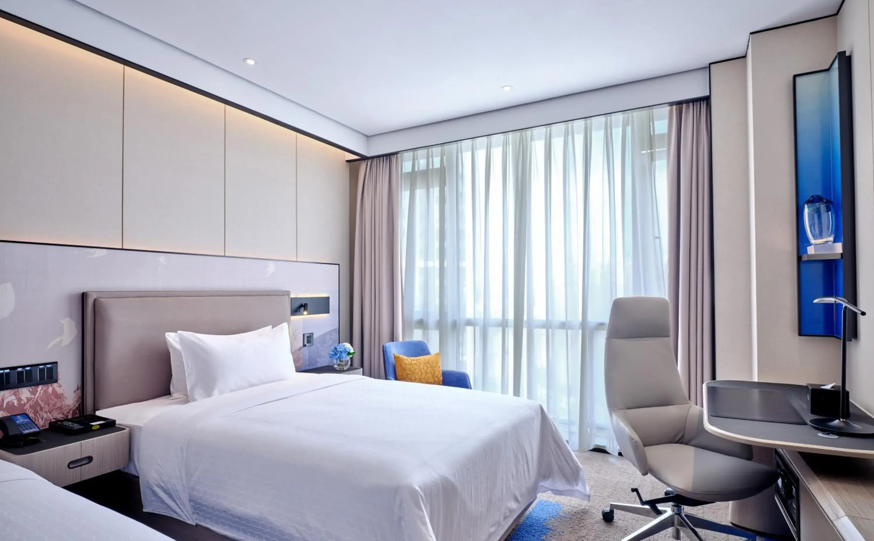 Photo of the whole room, Bed in Hampton by Hilton Shenzhen North Station Photo of the whole room, Bed in Hampton by Hilton Shenzhen North Station