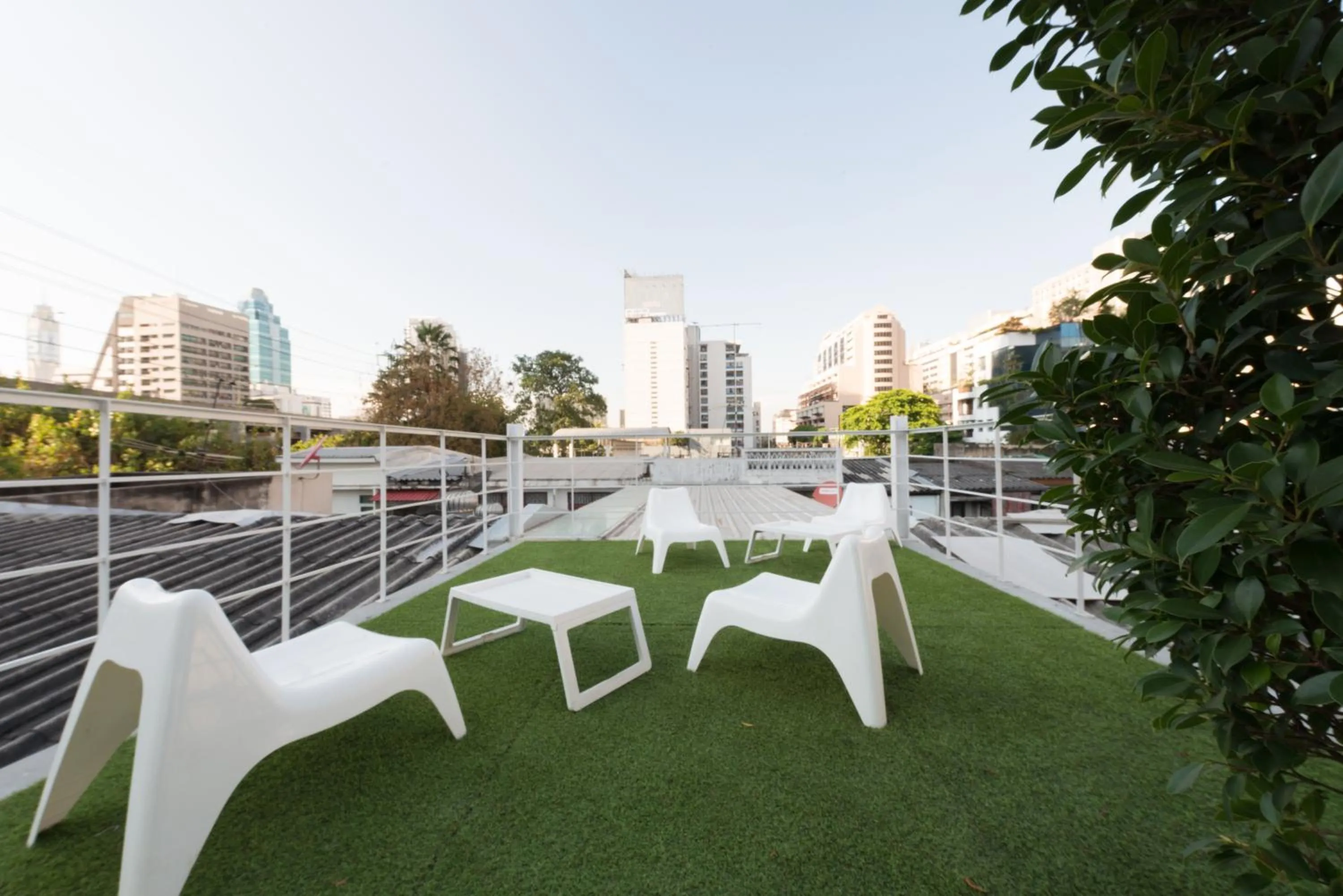 Patio in On the Bed Hostel