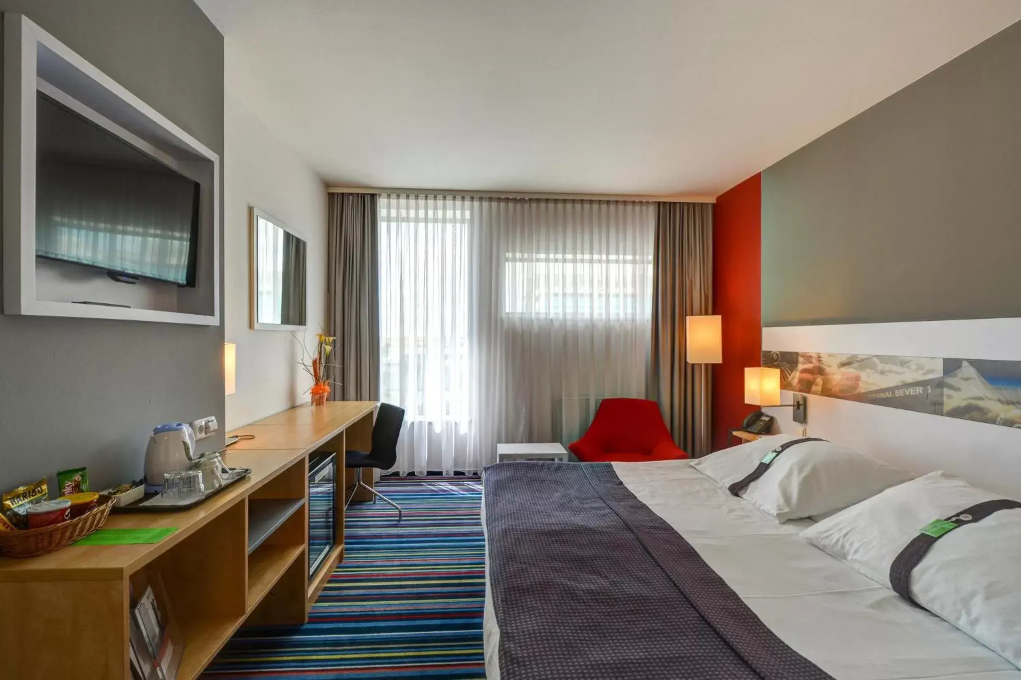 Photo of the whole room, Bed in Holiday Inn Prague Airport, an IHG Hotel