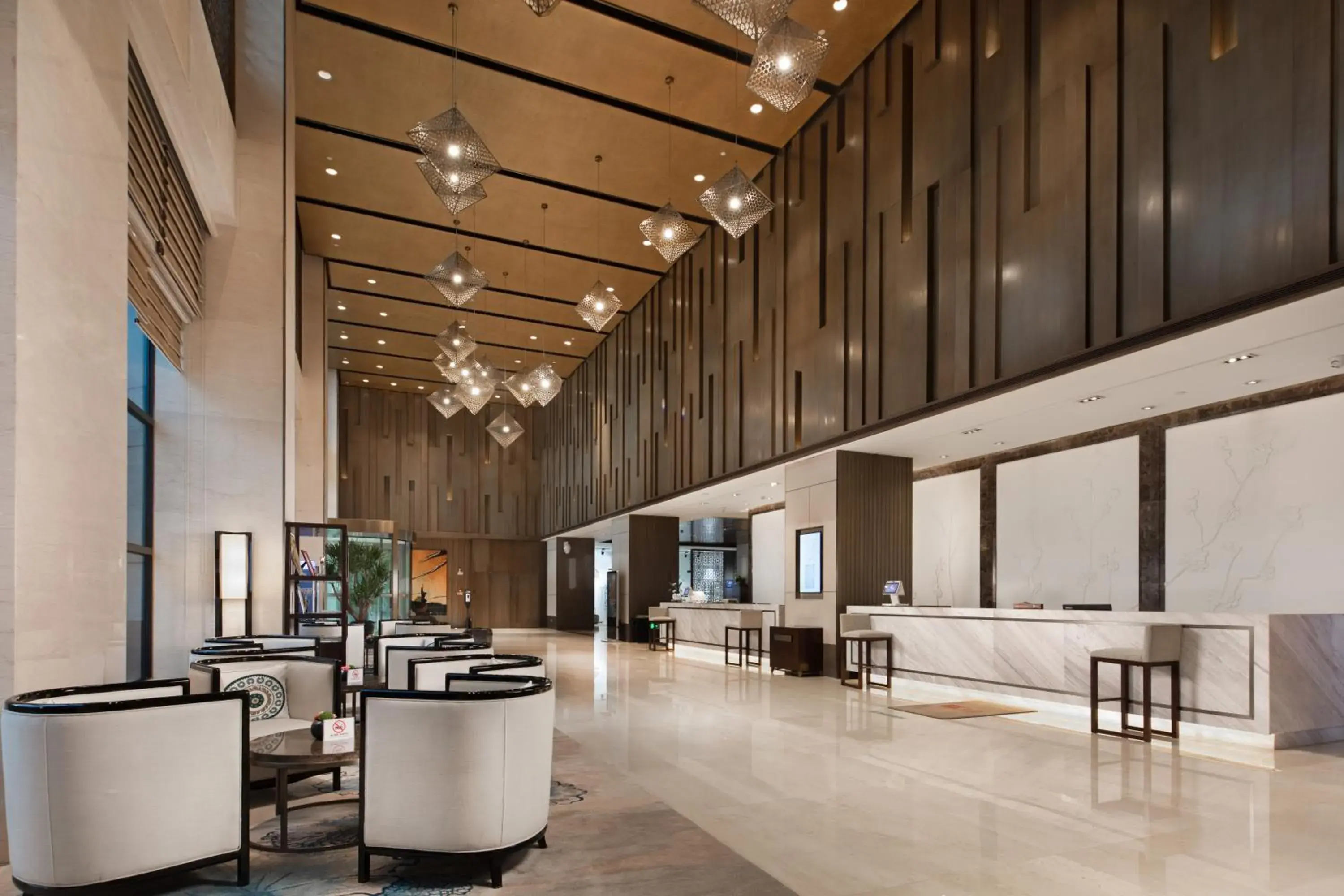 Lobby or reception, Lounge/Bar in The Yun Hotel Hankou