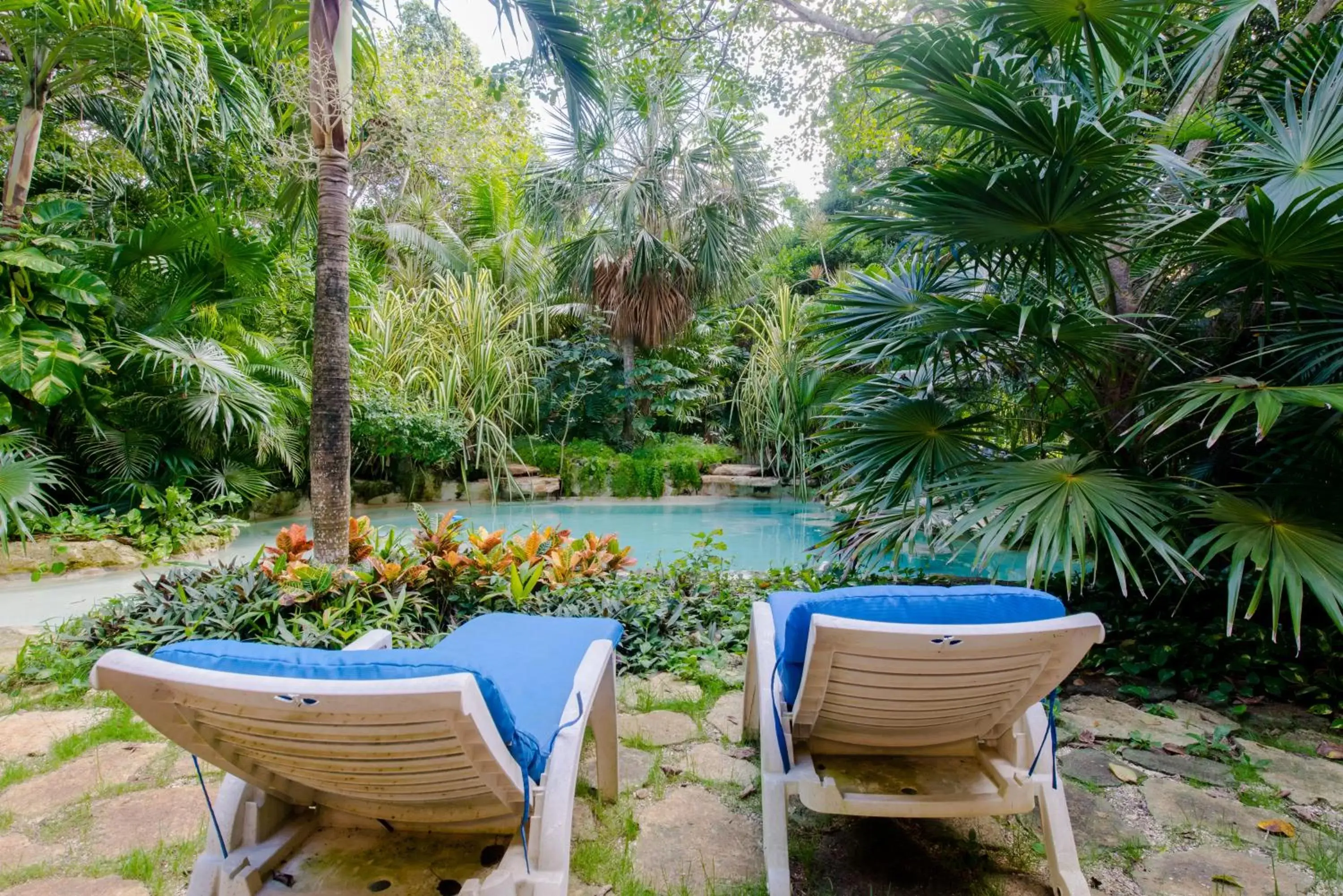 Garden in Hacienda Xcaret