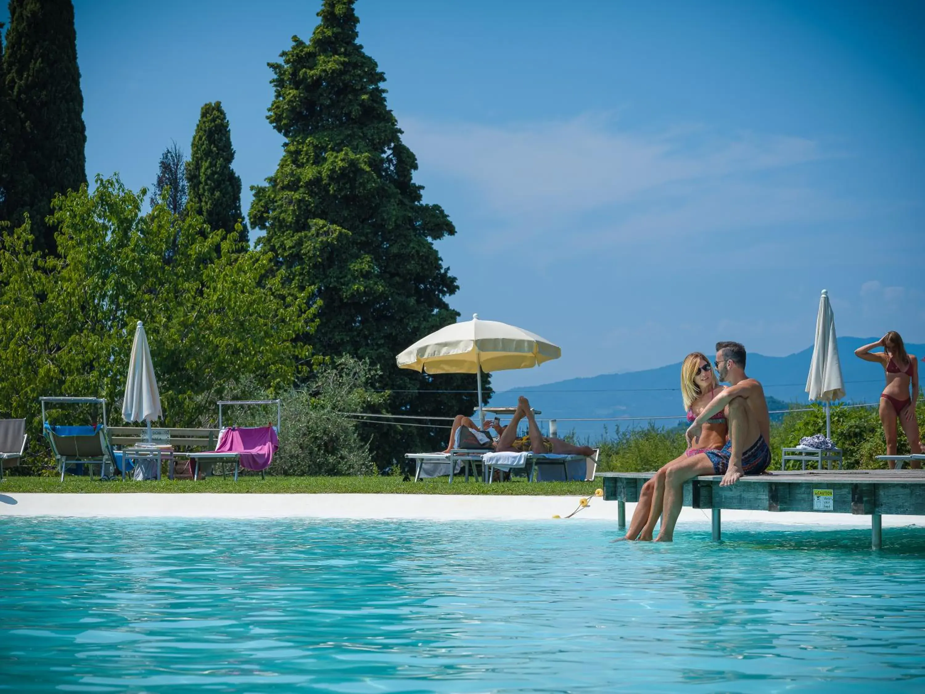 Garden, Swimming Pool in Parc Hotel Germano Suites & Apartments