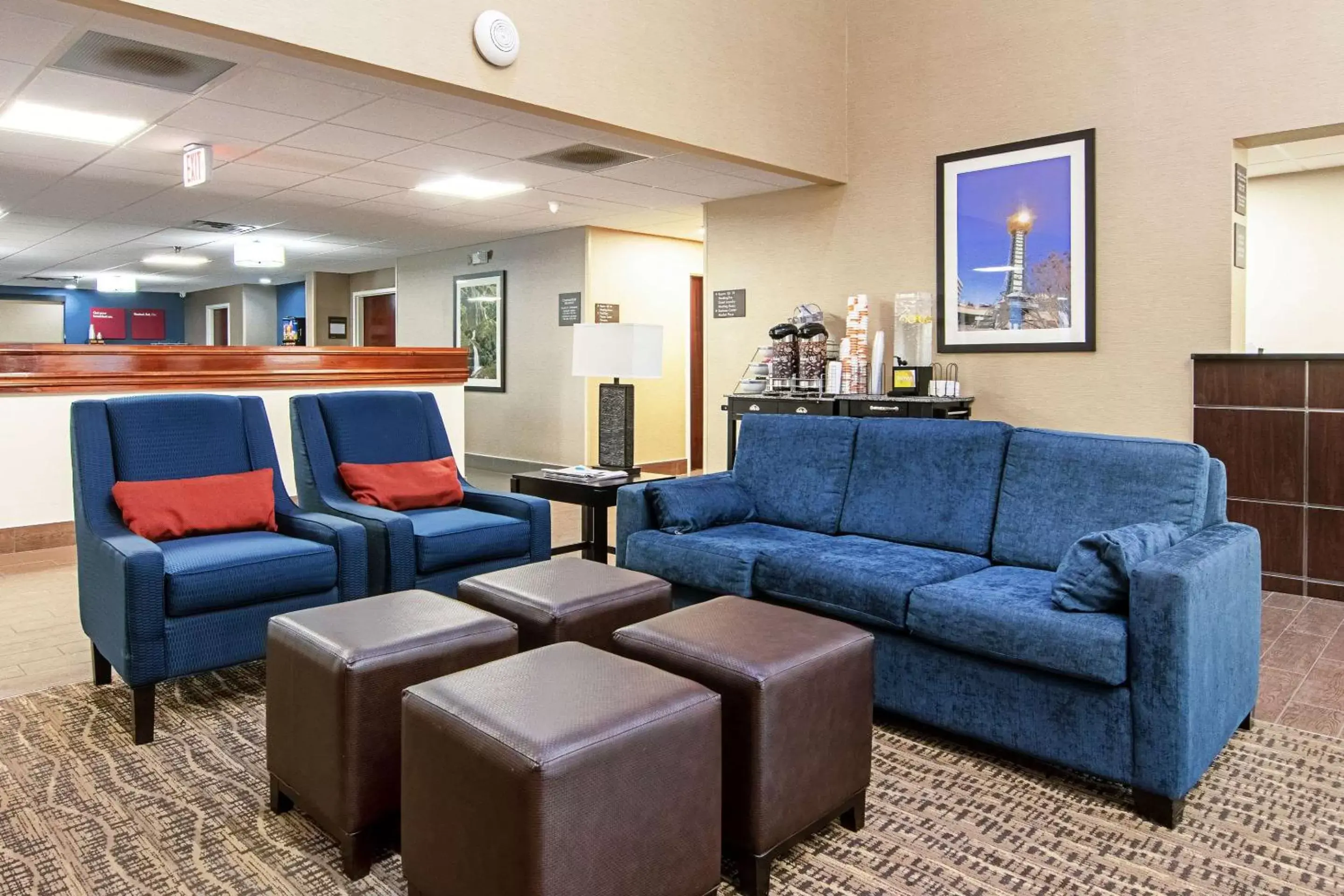 Lobby or reception in Comfort Suites Knoxville Airport Lobby or reception in Comfort Suites Knoxville Airport