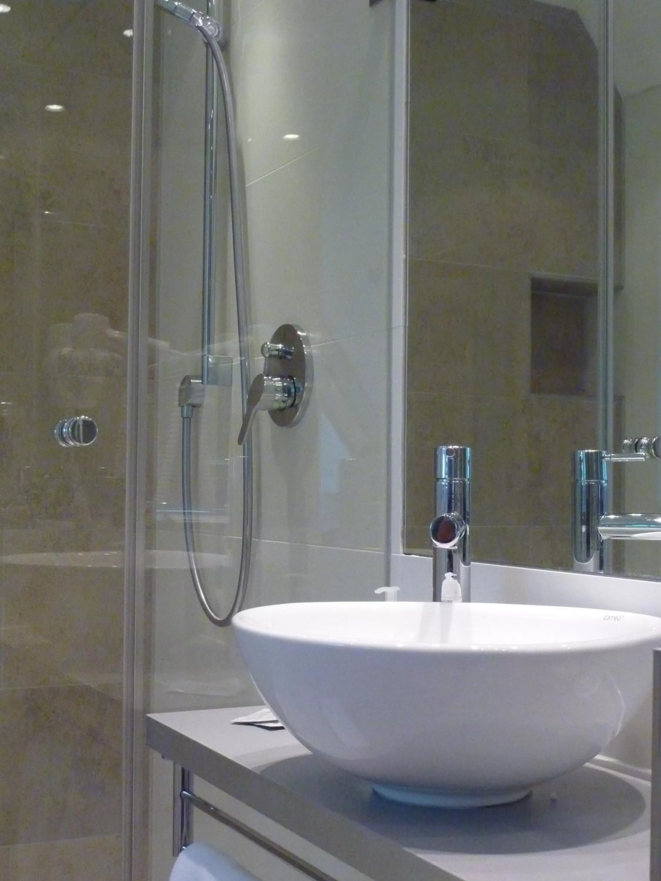 Bathroom in Boutique Hotel am Rathaus - Reblaus