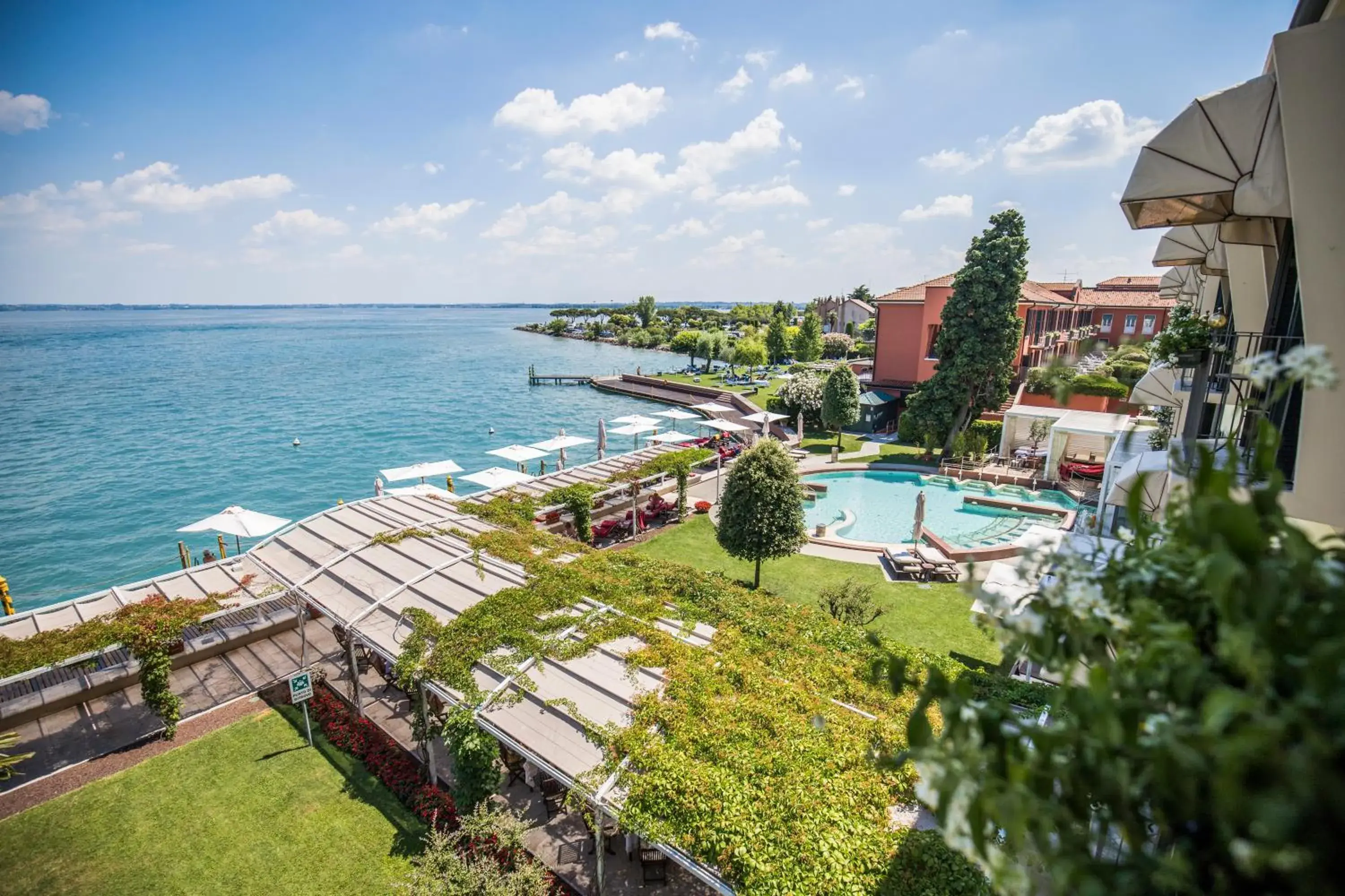 Lake view in Grand Hotel Terme