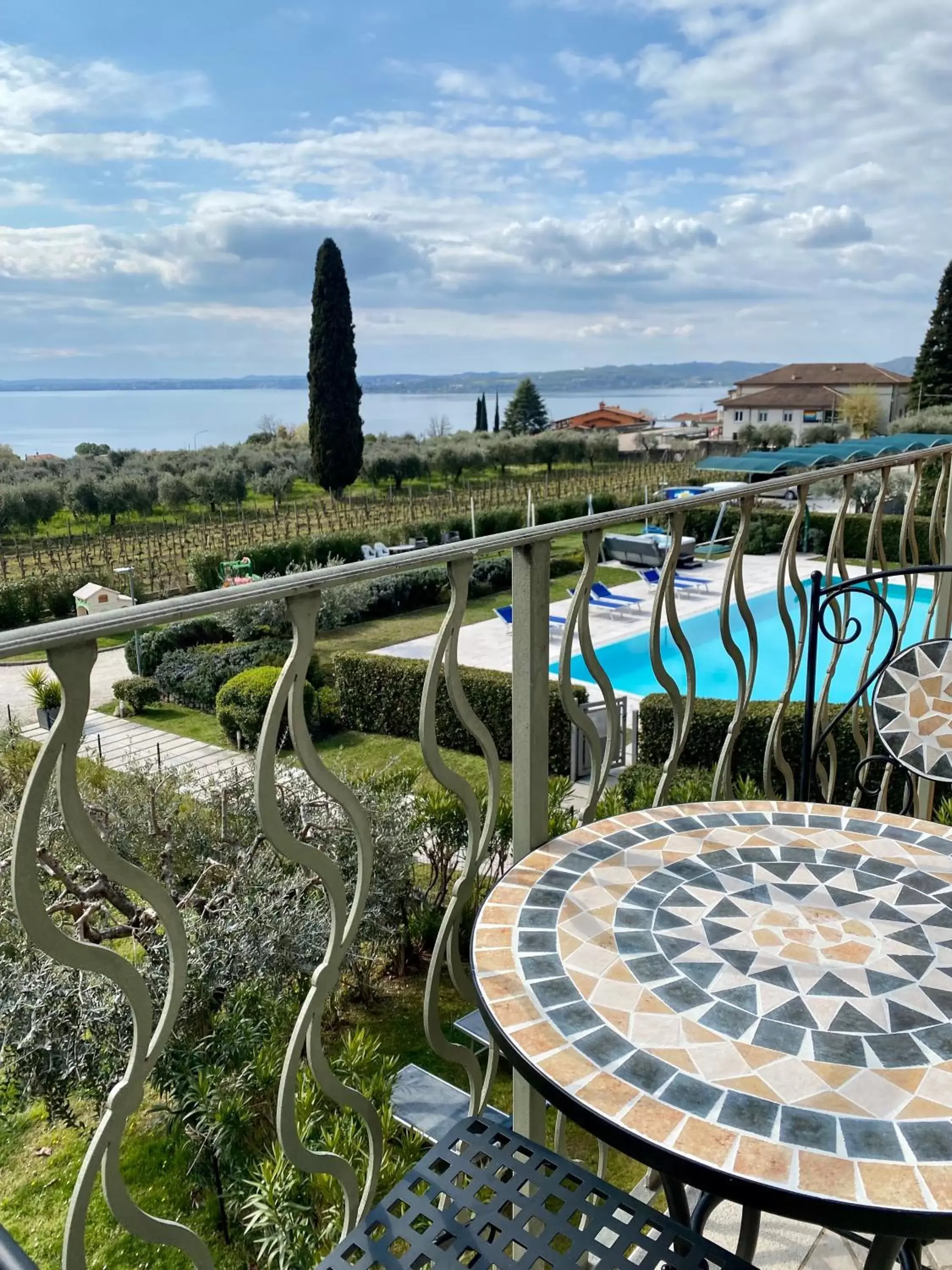 View (from property/room), Pool View in Residence Corte Ferrari -Ciao Vacanze-