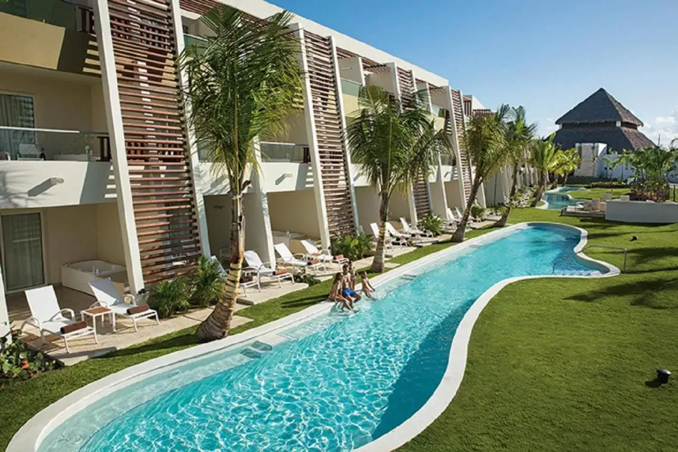 Property building, Swimming Pool in Dreams Onyx Resort & Spa - All Inclusive