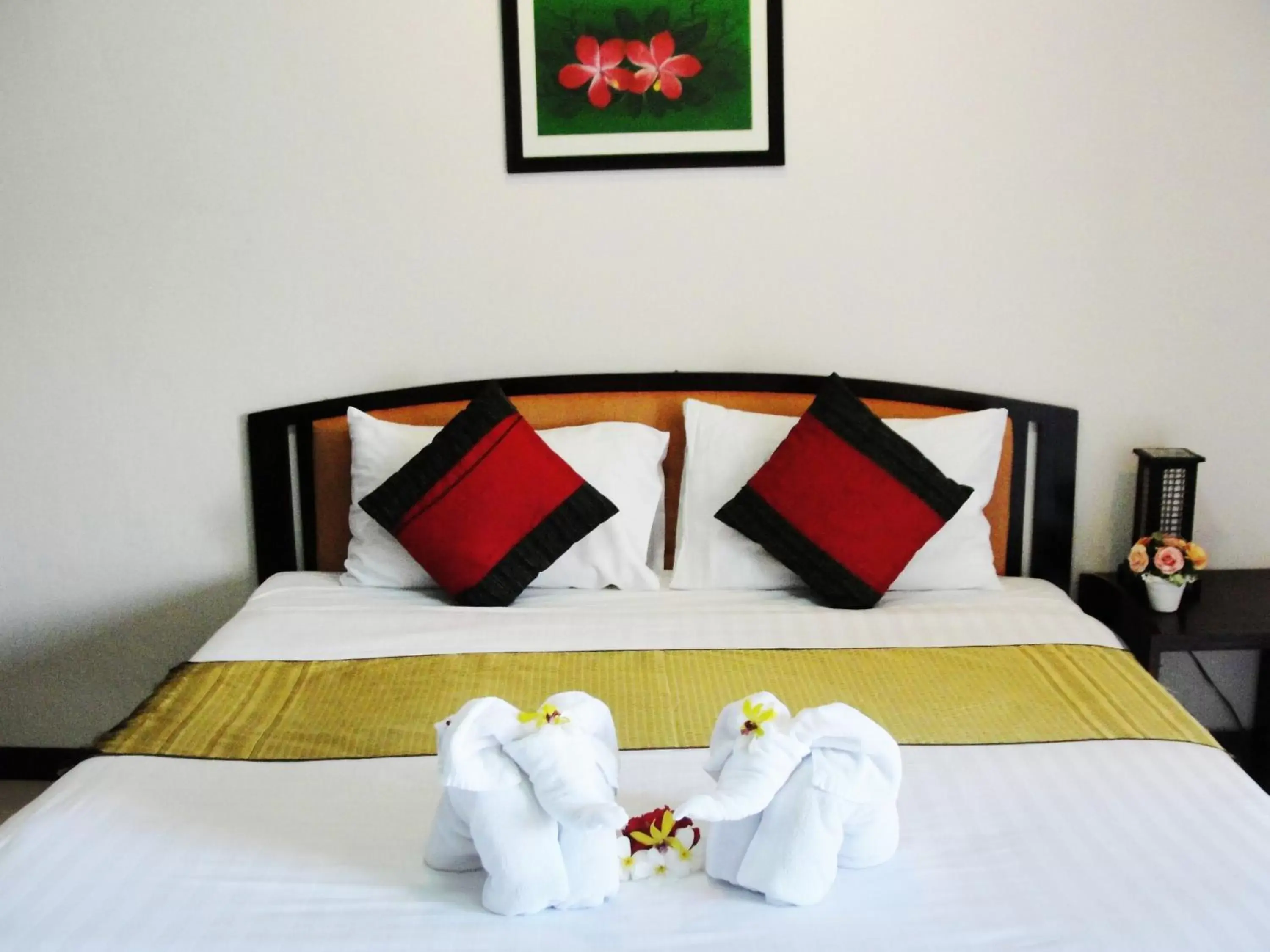 Bed in Narawan Hotel, Hua Hin