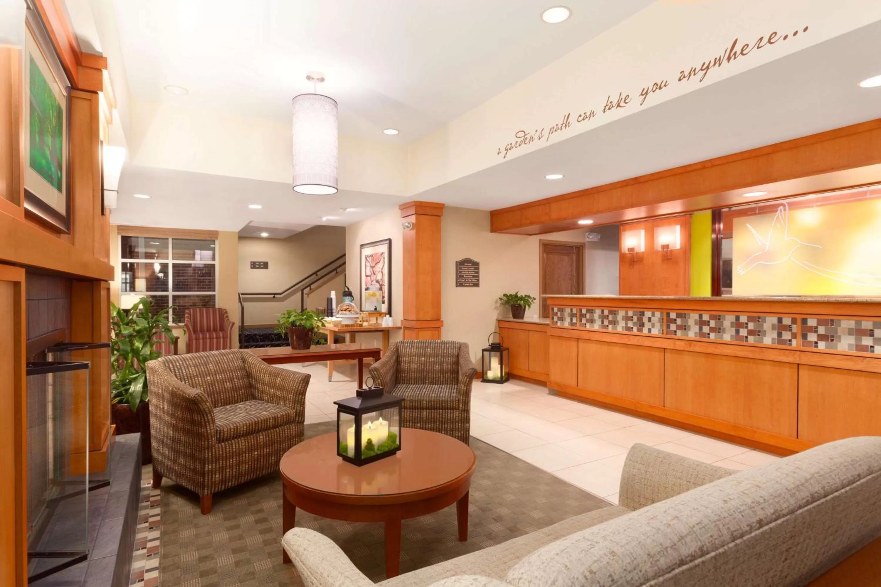 Lobby or reception in Hilton Garden Inn Lancaster