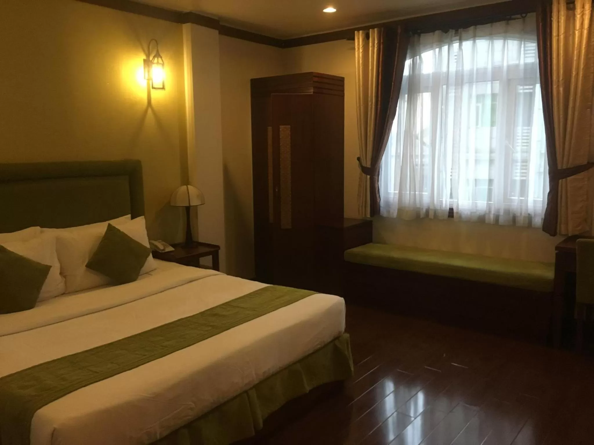 Bed in Asian Ruby Boutique Hotel Bùi Thị Xuân