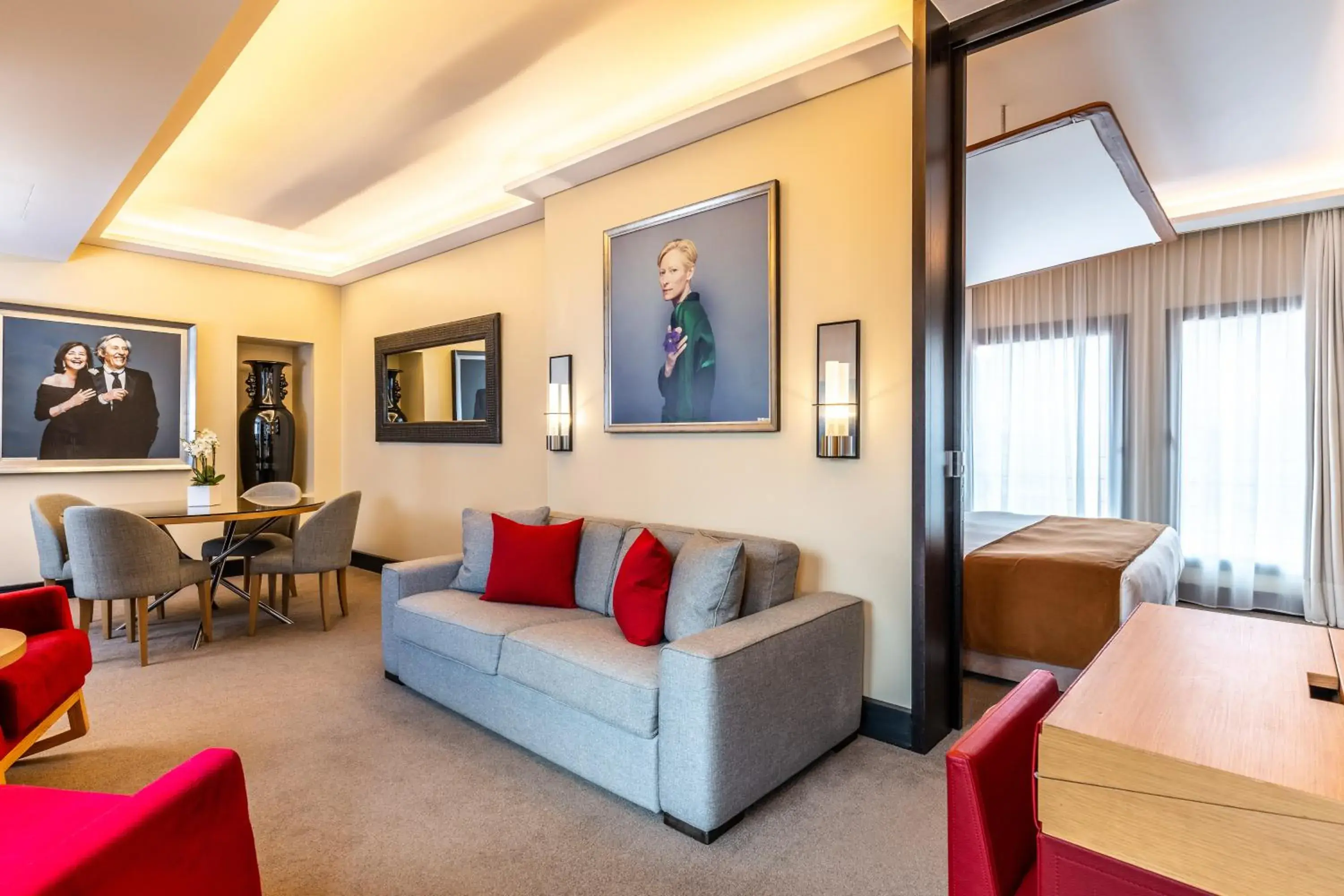 Living room, Seating Area in Five Seas Hotel Cannes, a Member of Design Hotels