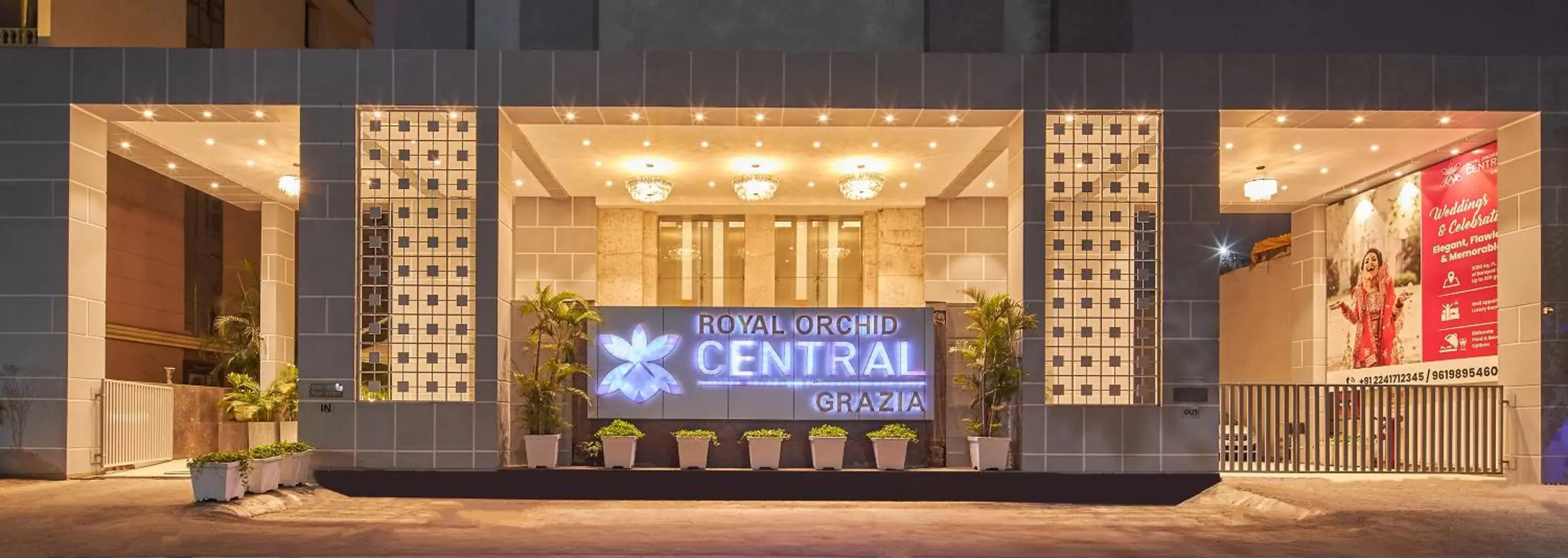 Property building, TV/Entertainment Center in Royal Orchid Central Grazia, Navi Mumbai