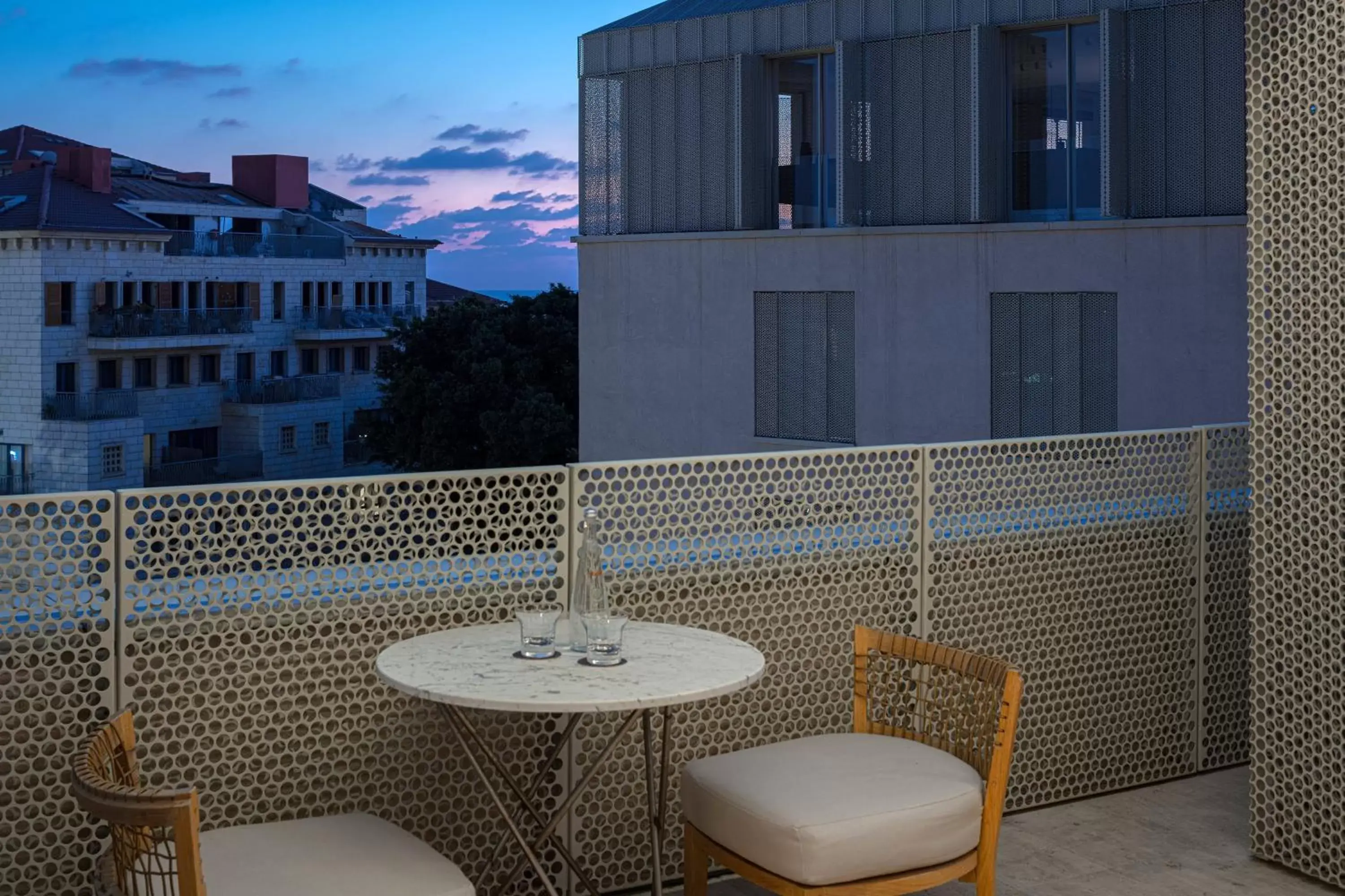 Bedroom, Balcony/Terrace in The Jaffa, a Luxury Collection Hotel, Tel Aviv