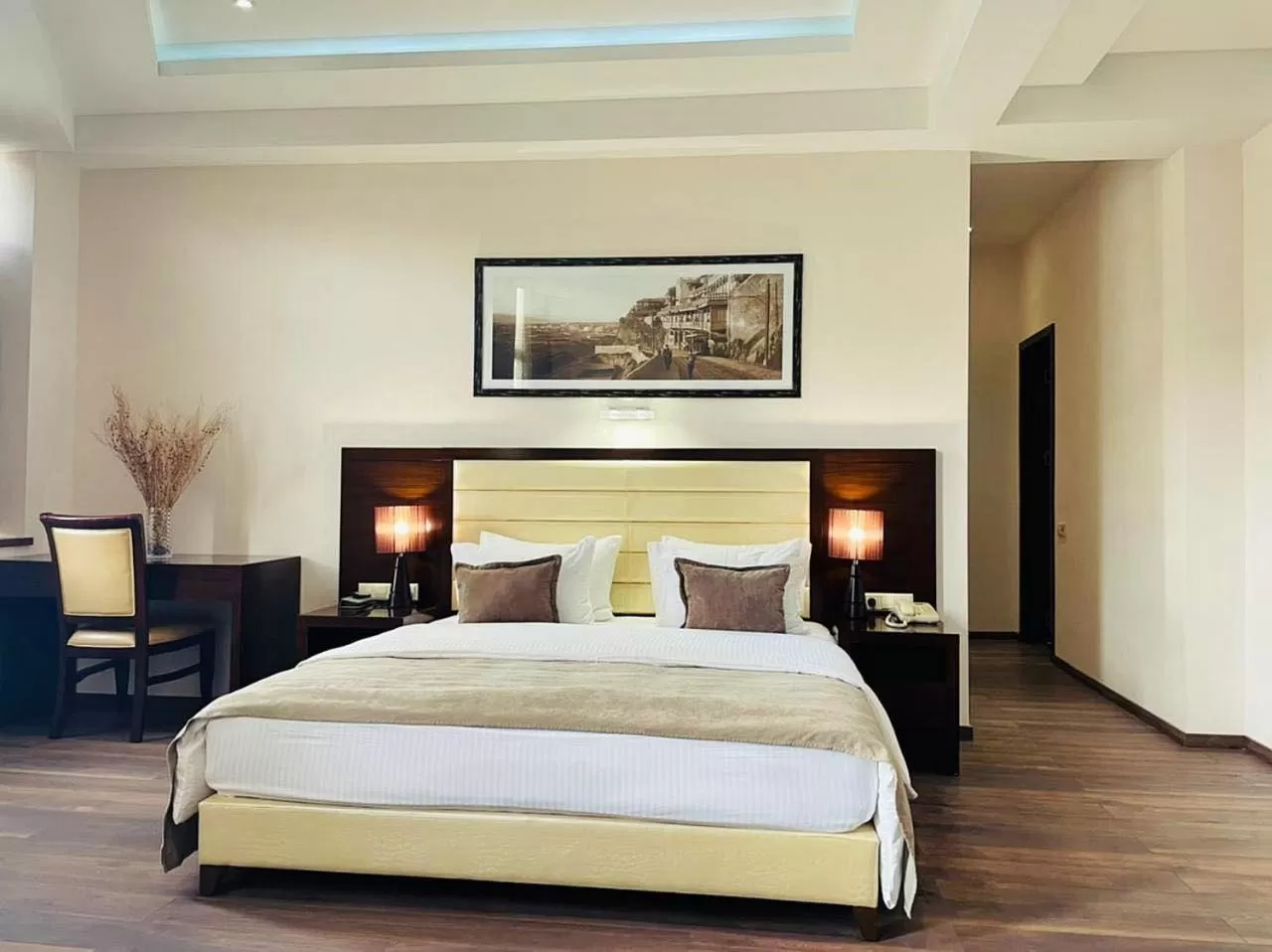 Bed in Hotel Orion Tbilisi