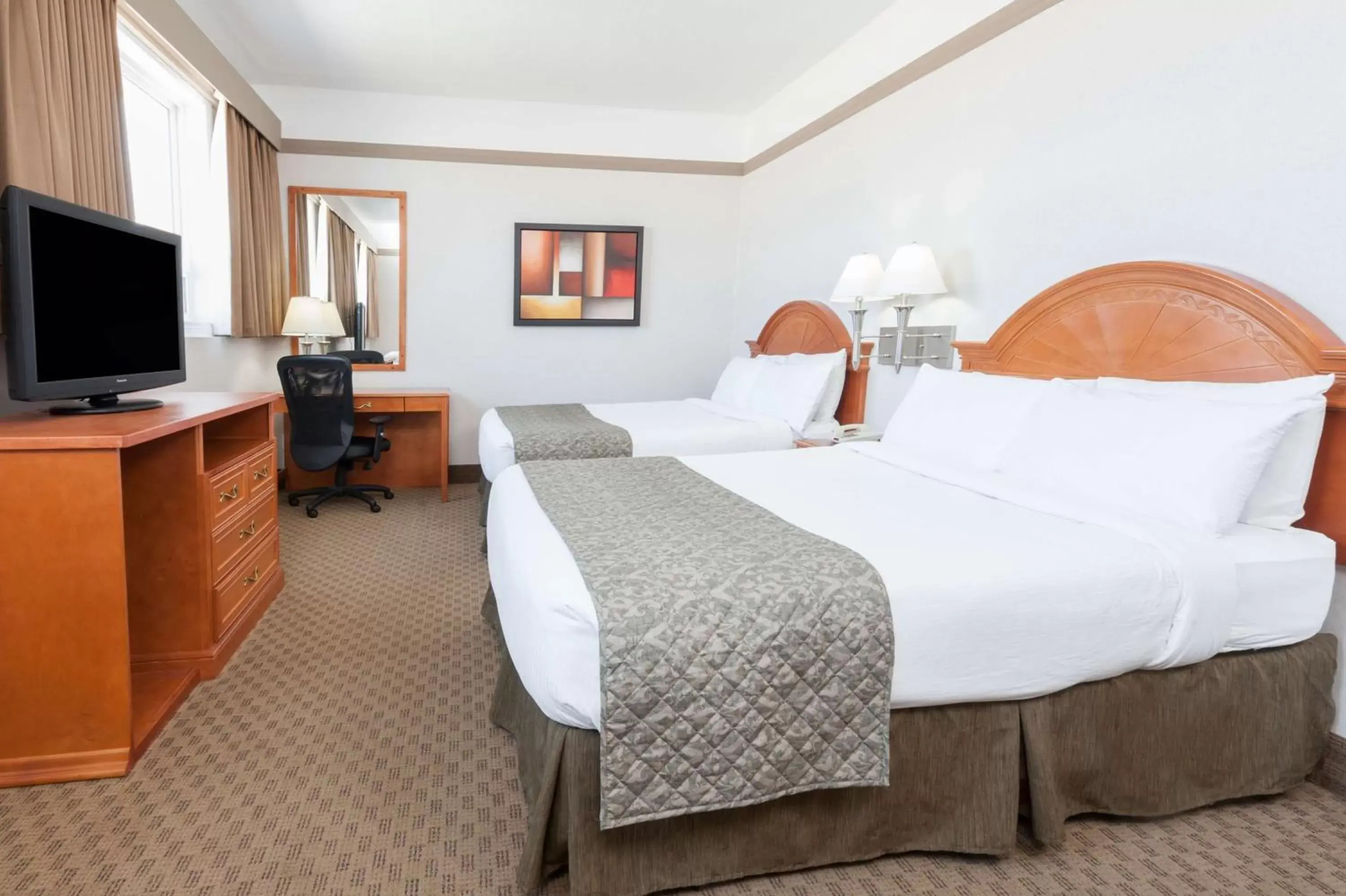 Queen Room with Two Queen Beds - Mobility Access/Non-Smoking in Ramada by Wyndham Edmonton South