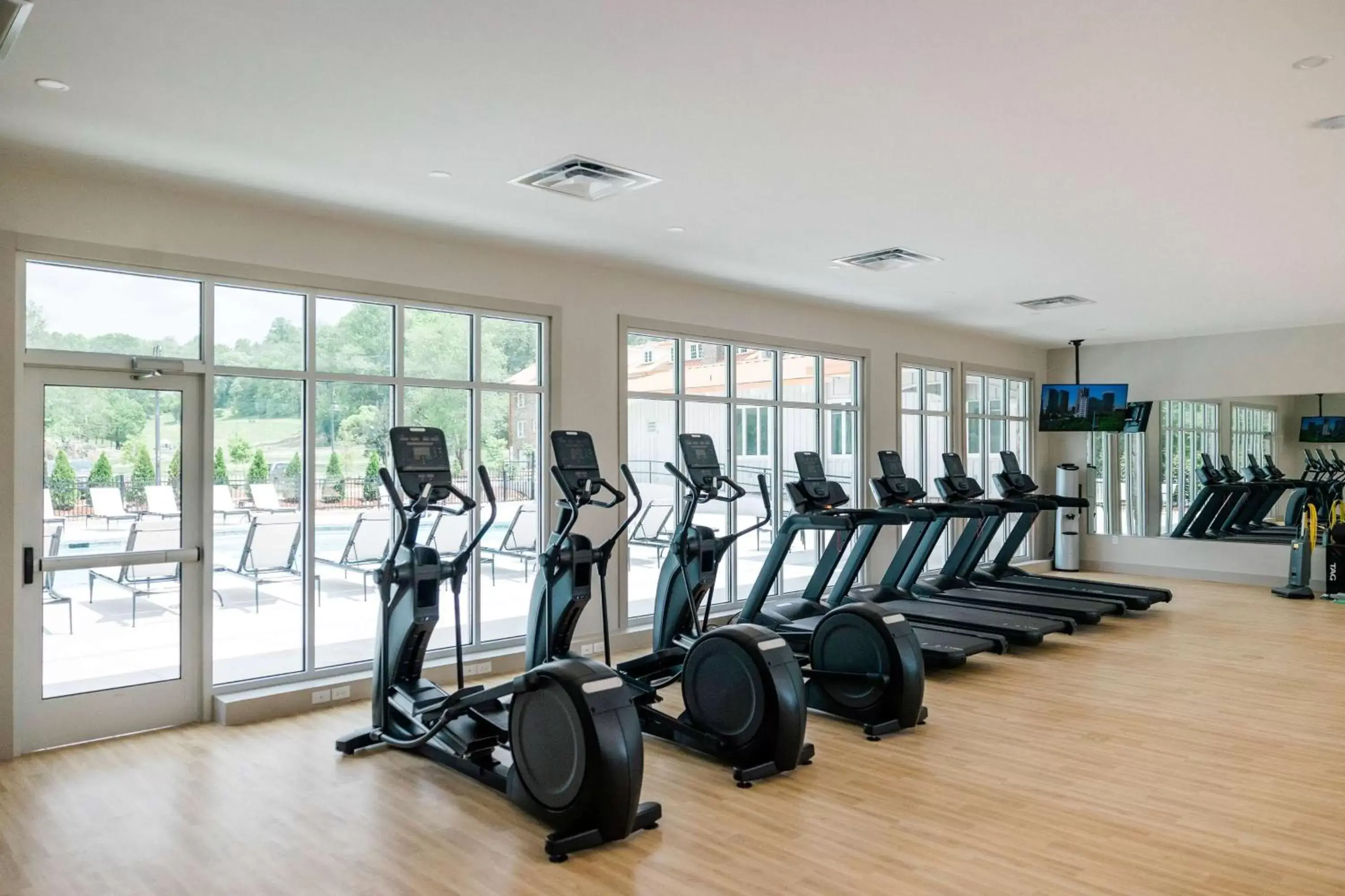 Fitness centre/facilities, Fitness Center/Facilities in Waynesville Inn & Golf Club, Trademark Collection by Wyndham