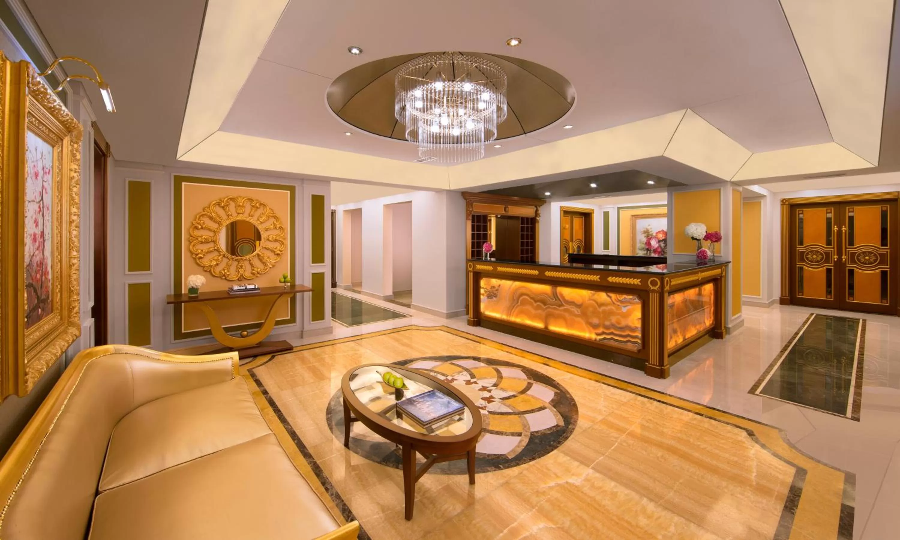 Lobby or reception in Royal Rose Abu Dhabi, a Curio Collection by Hilton Affiliated Hotel