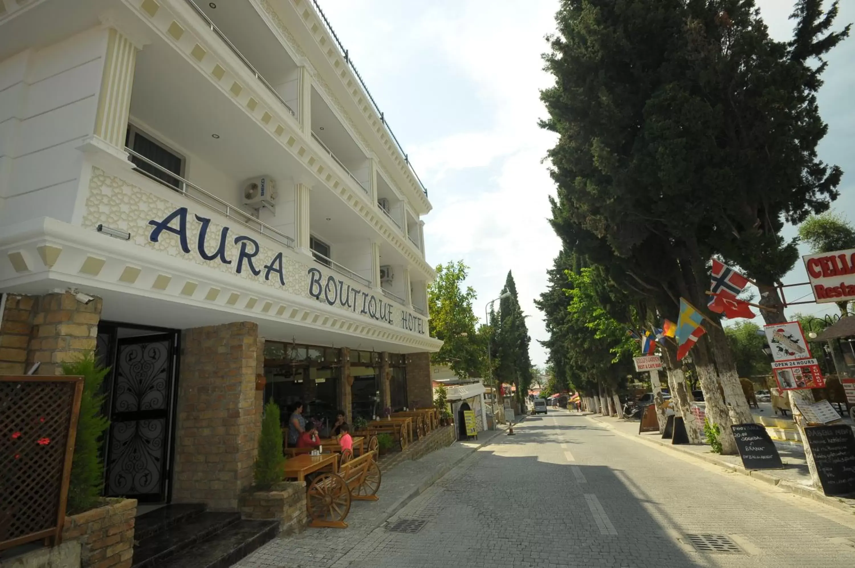 Facade/entrance in Aura Boutique Hotel